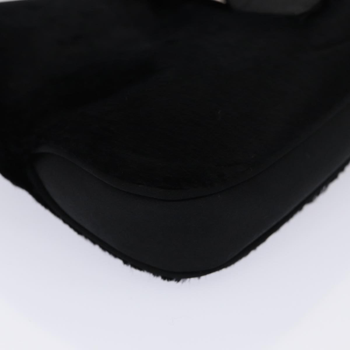 GUCCI Jackie Mini bag Hand Bag Satin Black 005 0775 79699