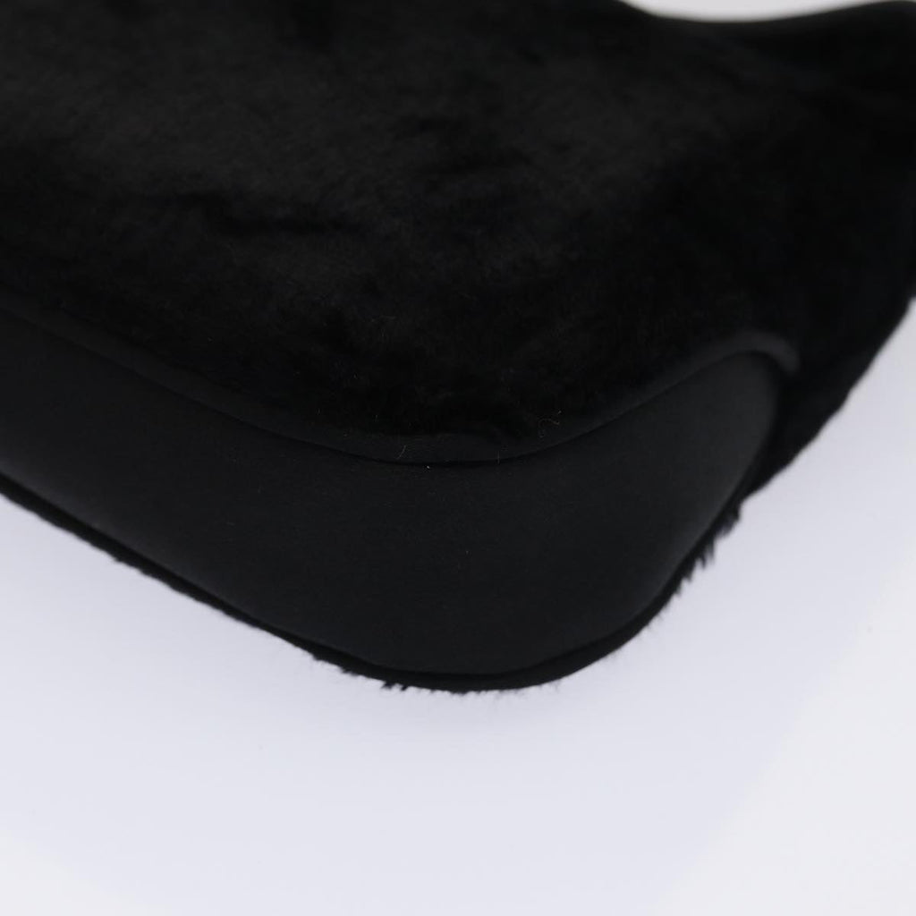 GUCCI Jackie Mini bag Hand Bag Satin Black 005 0775 79699