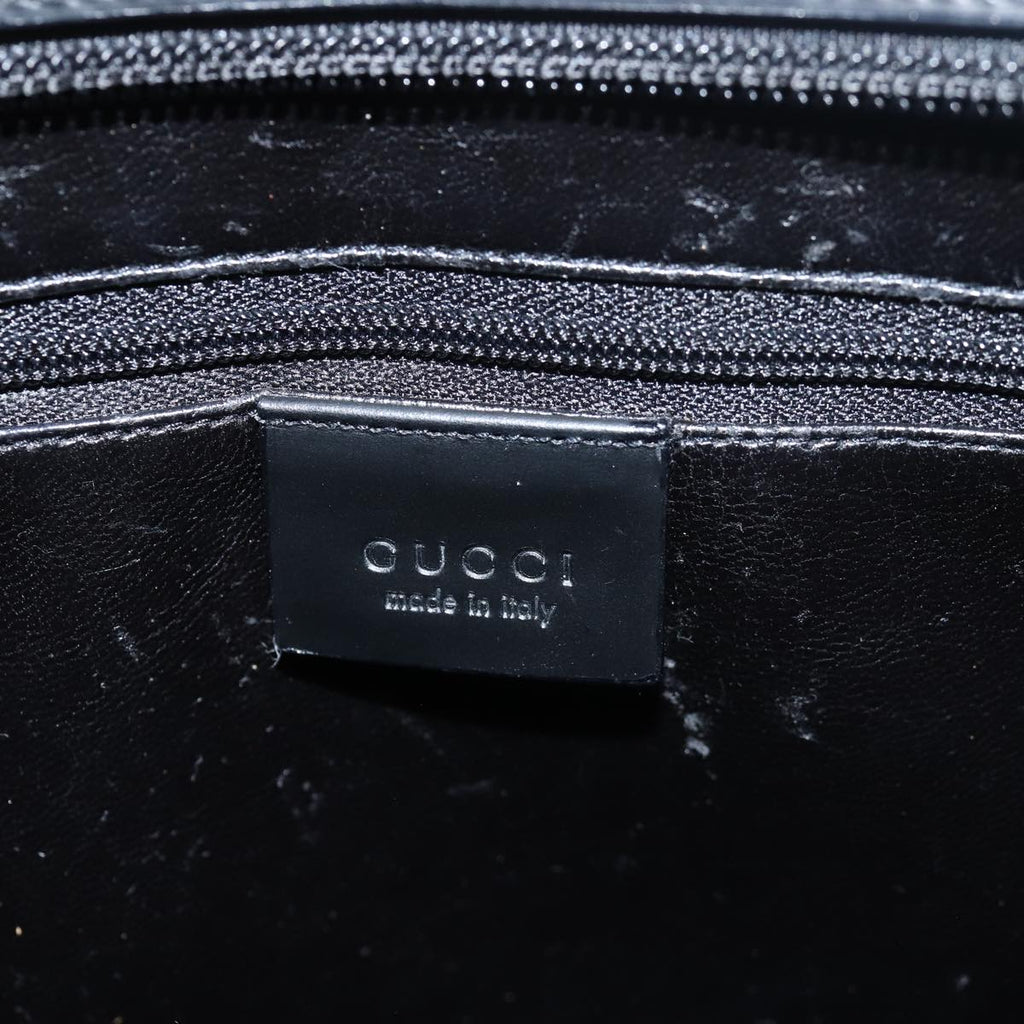GUCCI Shoulder Bag Leather Black 001 3066 79720