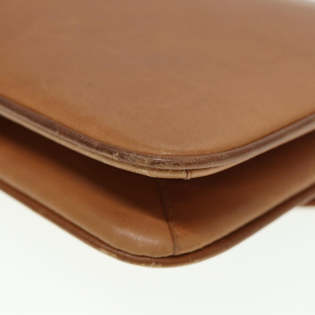 GUCCI Shoulder Bag Leather Brown 79733