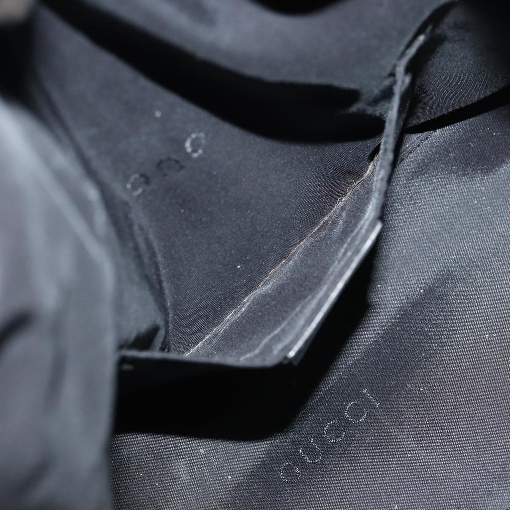 GUCCI Shoulder Bag Nylon Black 000 0602 79734