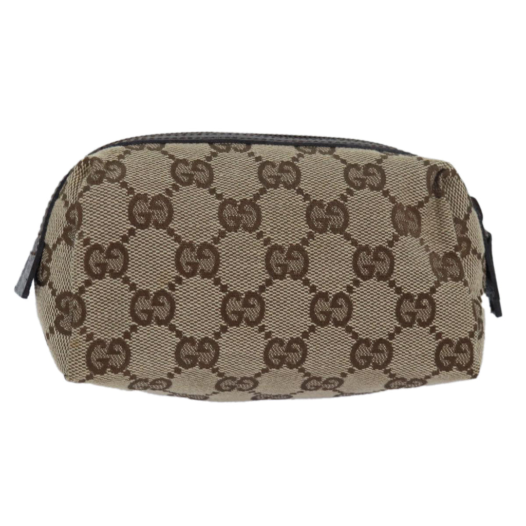 GUCCI GG Canvas Pouch Beige 29596 79742