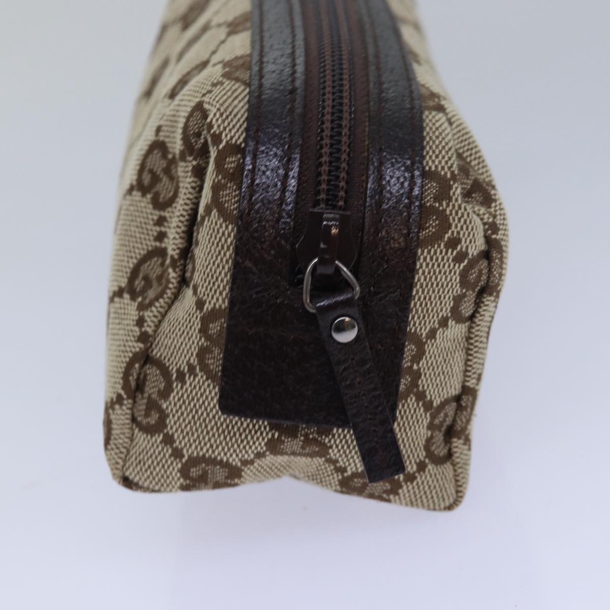GUCCI GG Canvas Pouch Beige 29596 79742