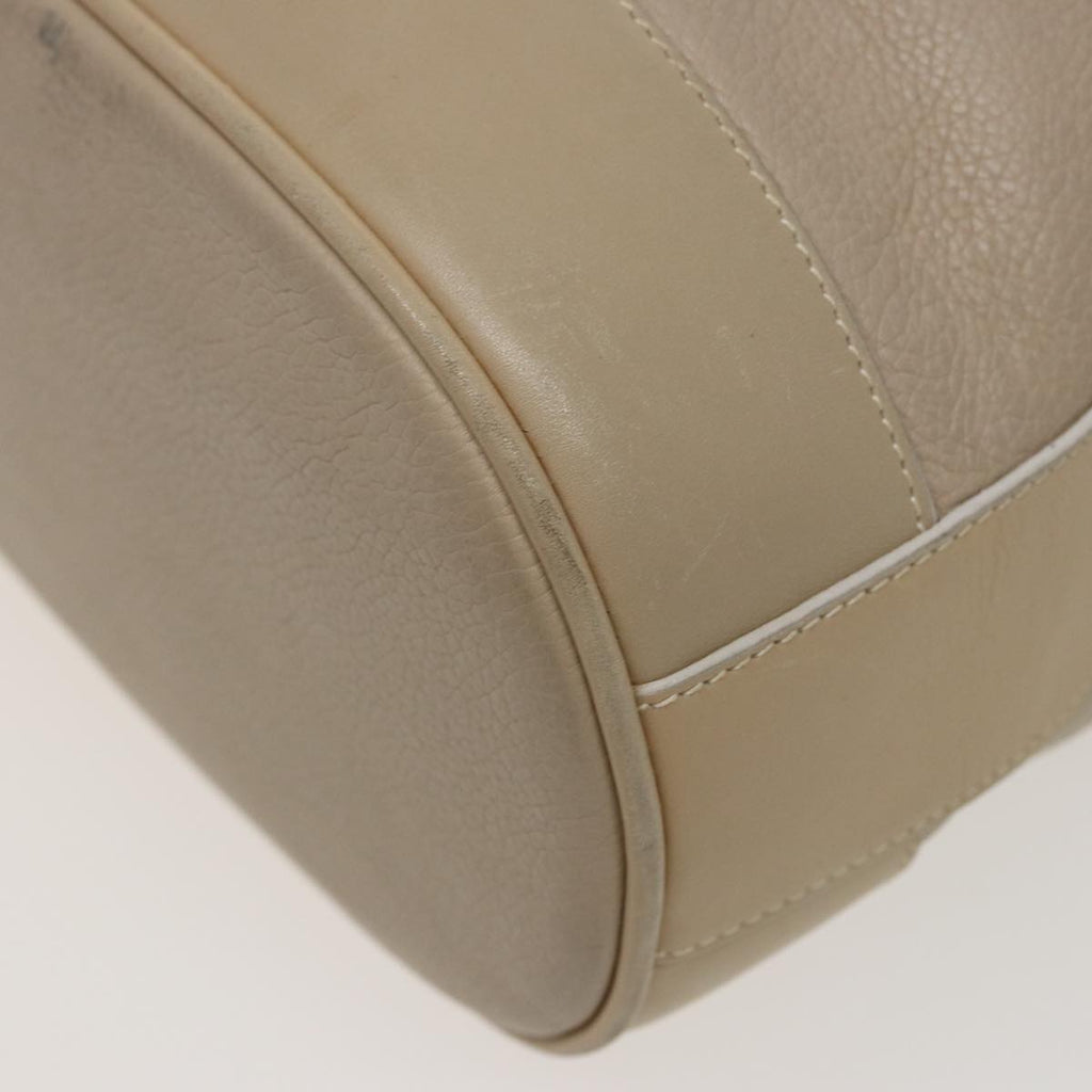 GUCCI Shoulder Bag Leather Beige 001 58 0933 79762