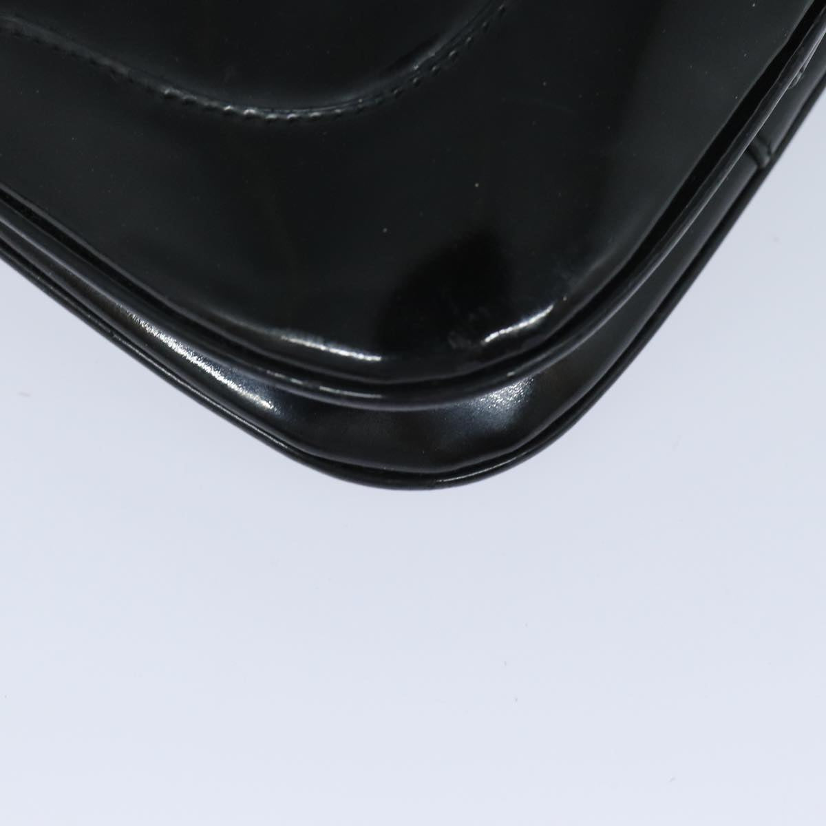 GUCCI Jackie Shoulder Bag Enamel Black 001 4272 79821