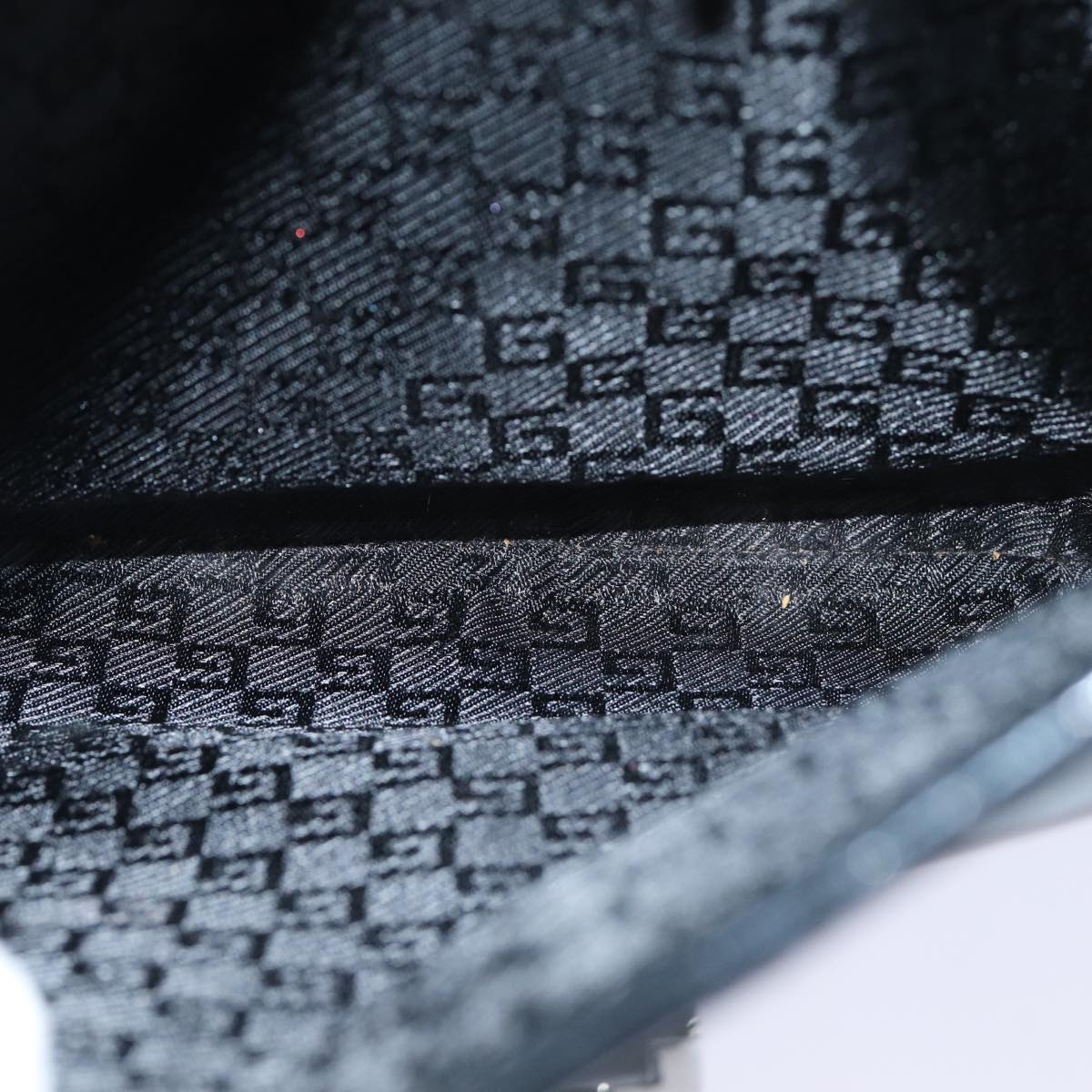 GUCCI Jackie Shoulder Bag Enamel Black 001 4272 79821