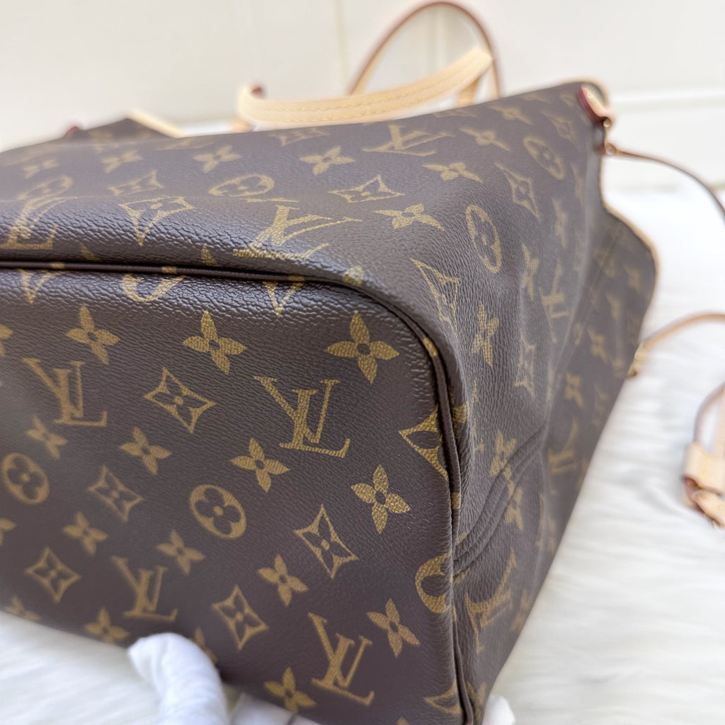 LV Neverfull MM in Monogram Canvas and GHW