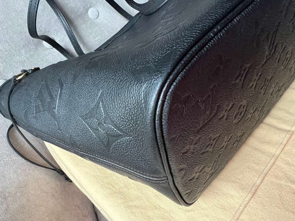 Louis Vuitton Neverfull MM Black Empreinte (RRP £1,940)
