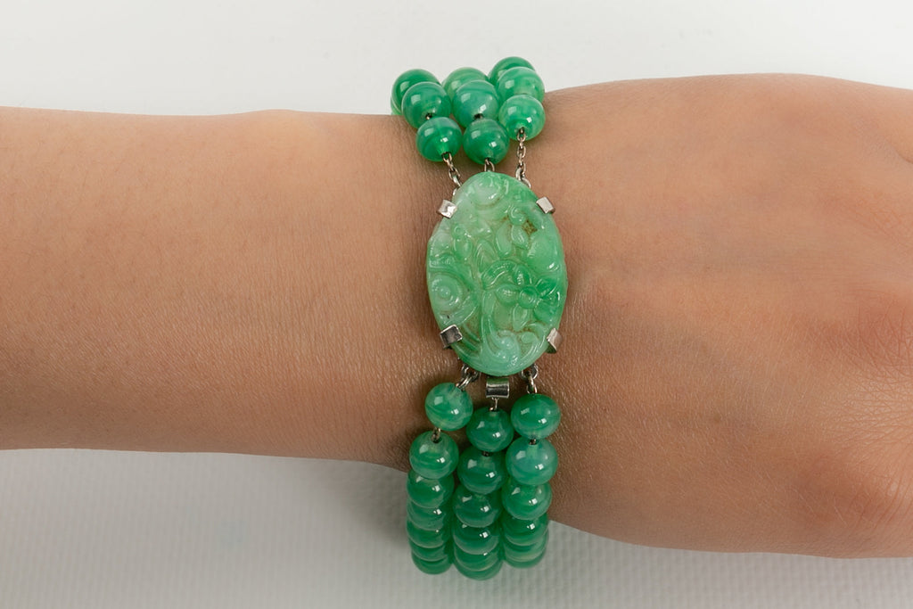 Bracelet en pÃƒÆ’Ã‚Â¢te de verre
