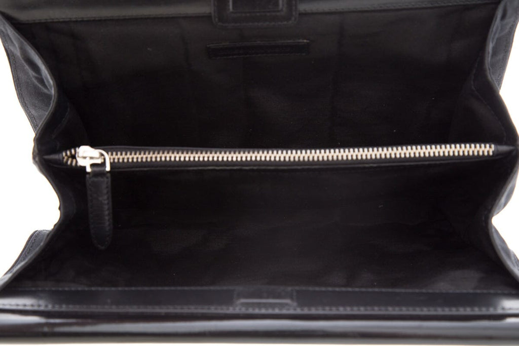 Dries Van Noten Black Multicolor Jeweled Clutch