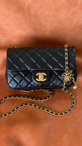 CHLMini GlamIap Bag Black For Women Bags 7.9in/20cm