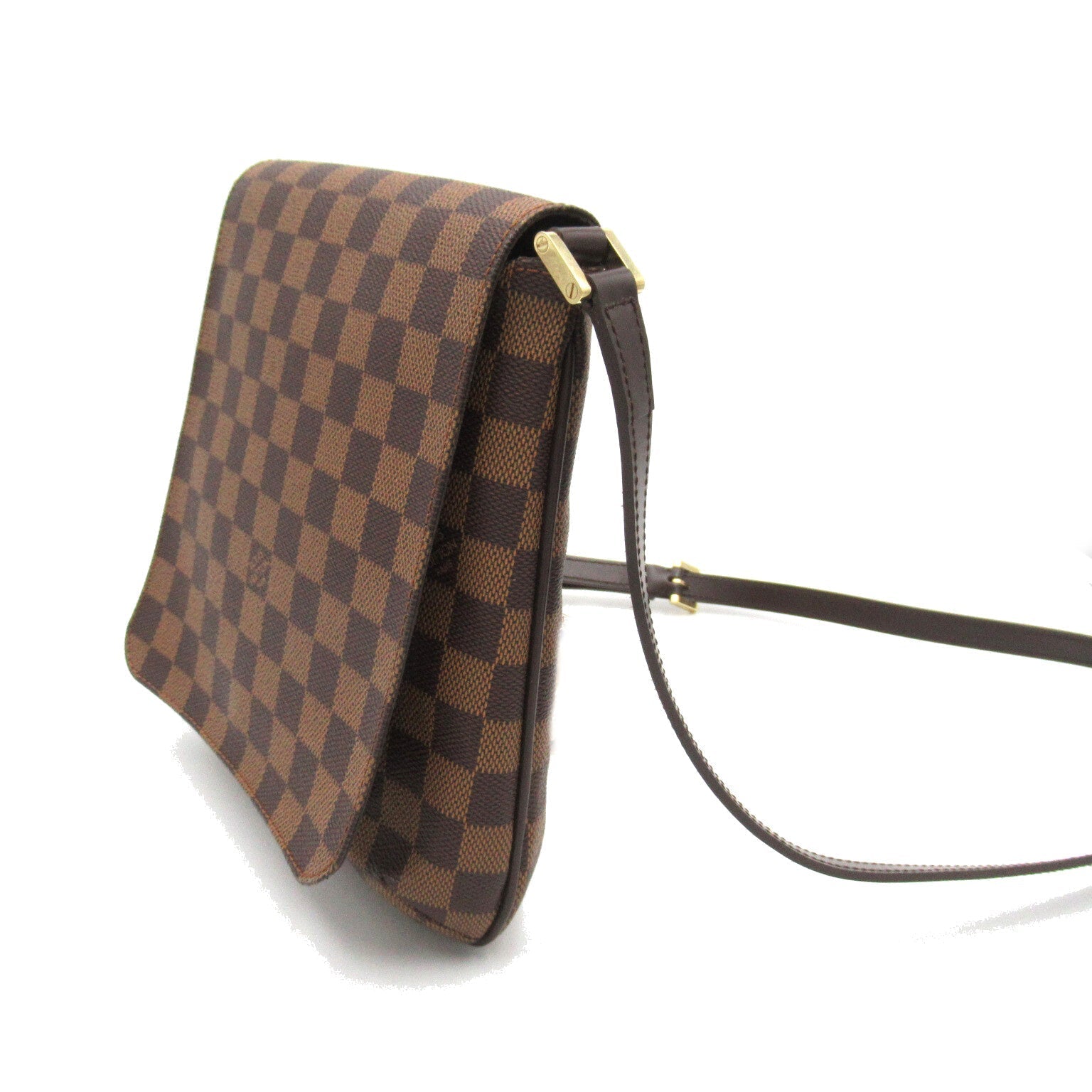 Louis Vuitton Louis Vuitton Musette Salsa Long Shoulder Bag PVC Coated Canvas Damier  Brown N51300