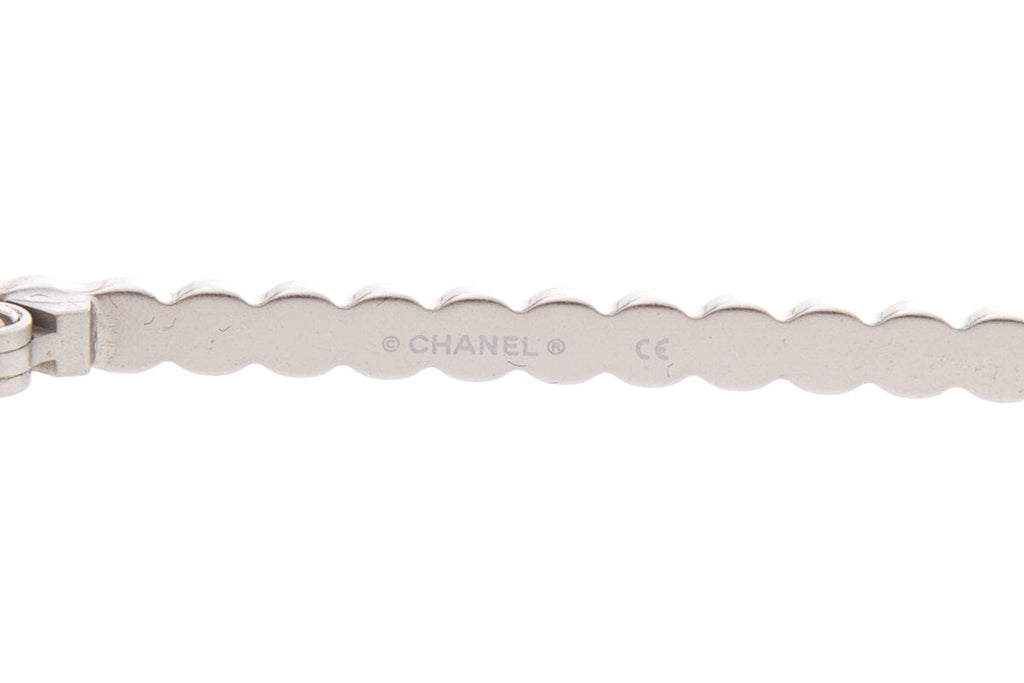 Chanel Pink Round Faux Pearl Embellished Sunglasses