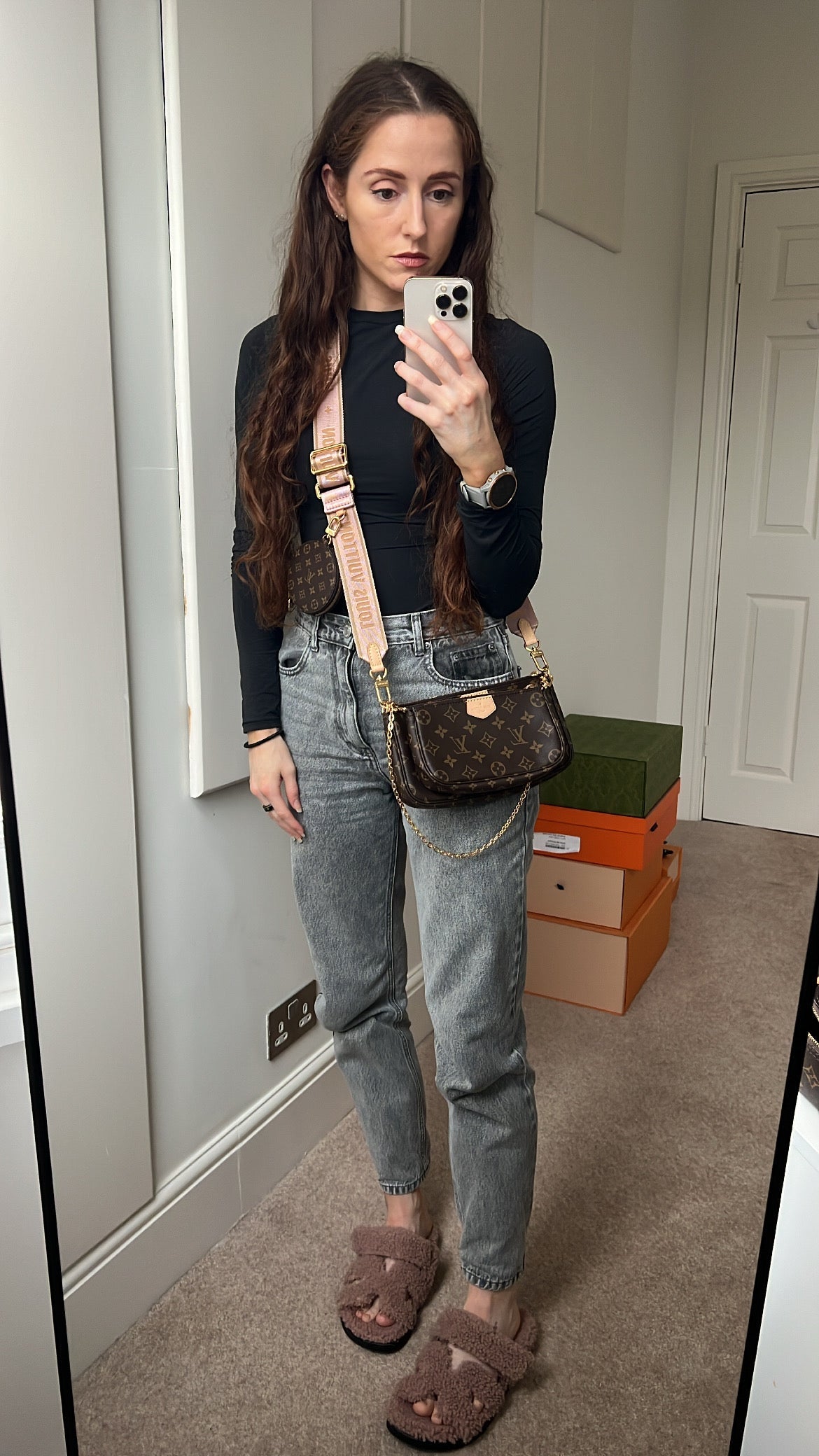 Louis Vuitton Multi Pochette Accessoires Rose Chiaro (RRP £1970)