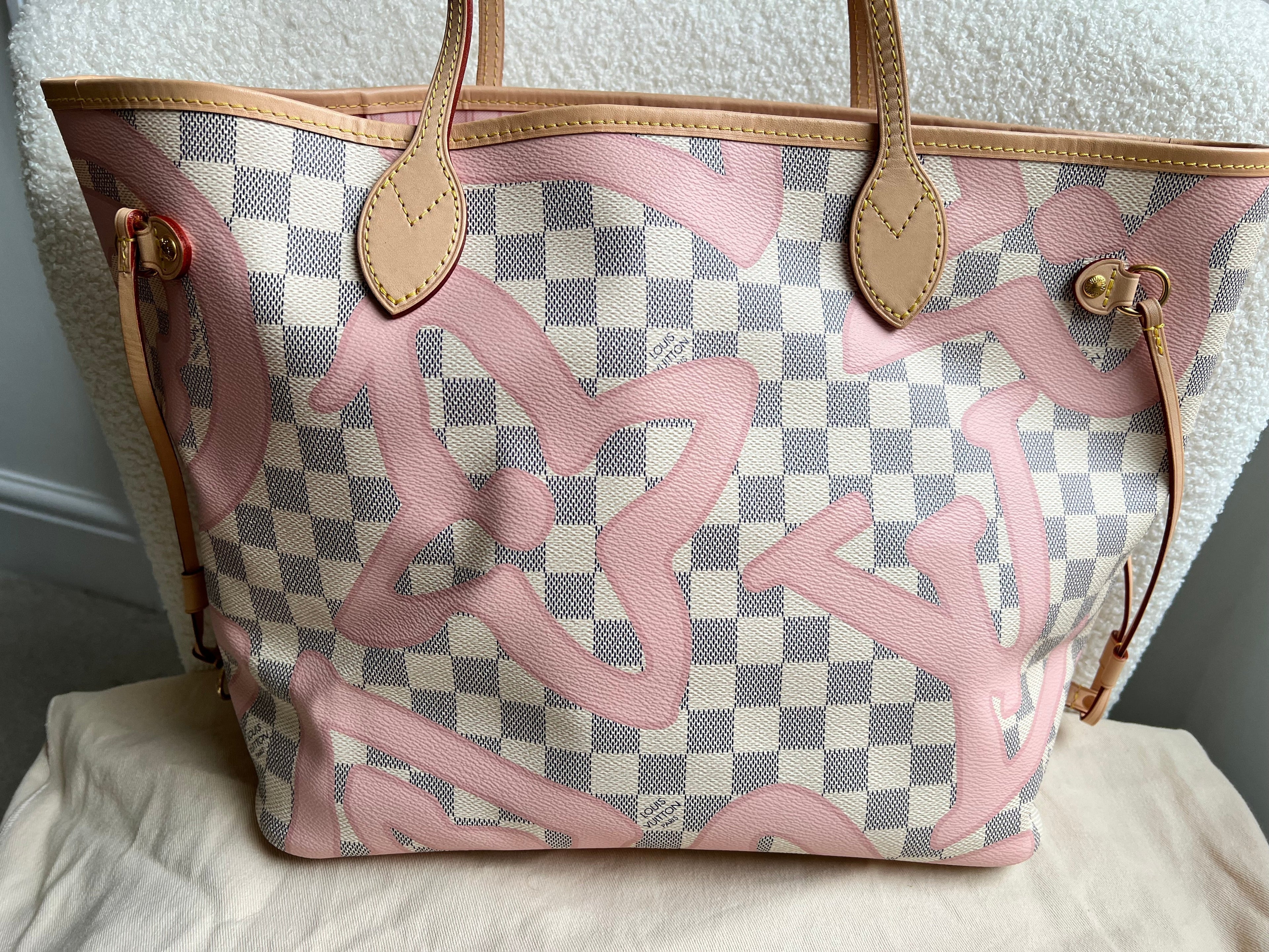 Louis Vuitton Neverfull MM Tahitienne Damier Azur Limited Edition