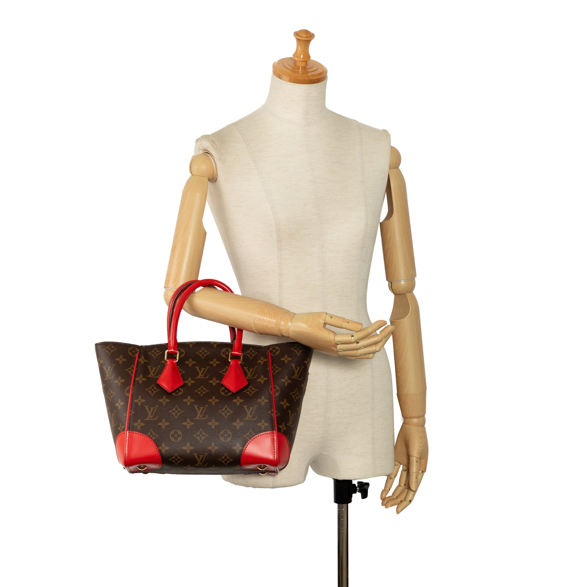 Brown Louis Vuitton Monogram Phenix PM Satchel