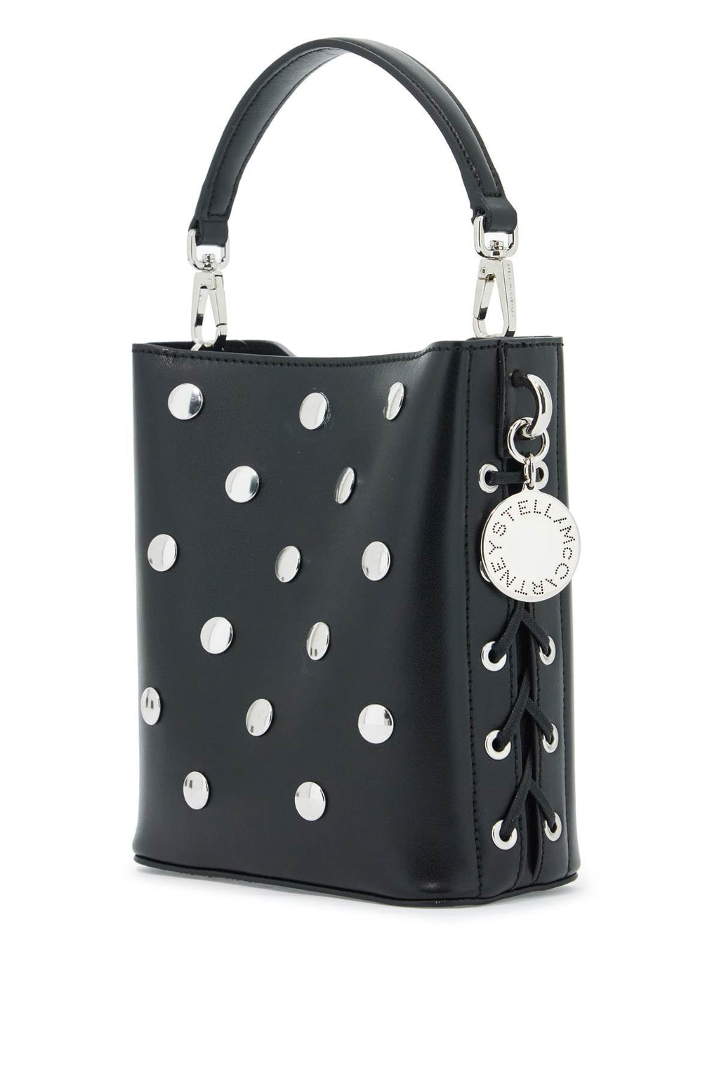 Stella Mccartney Mini Bucket Bag Frayme With Studs Women