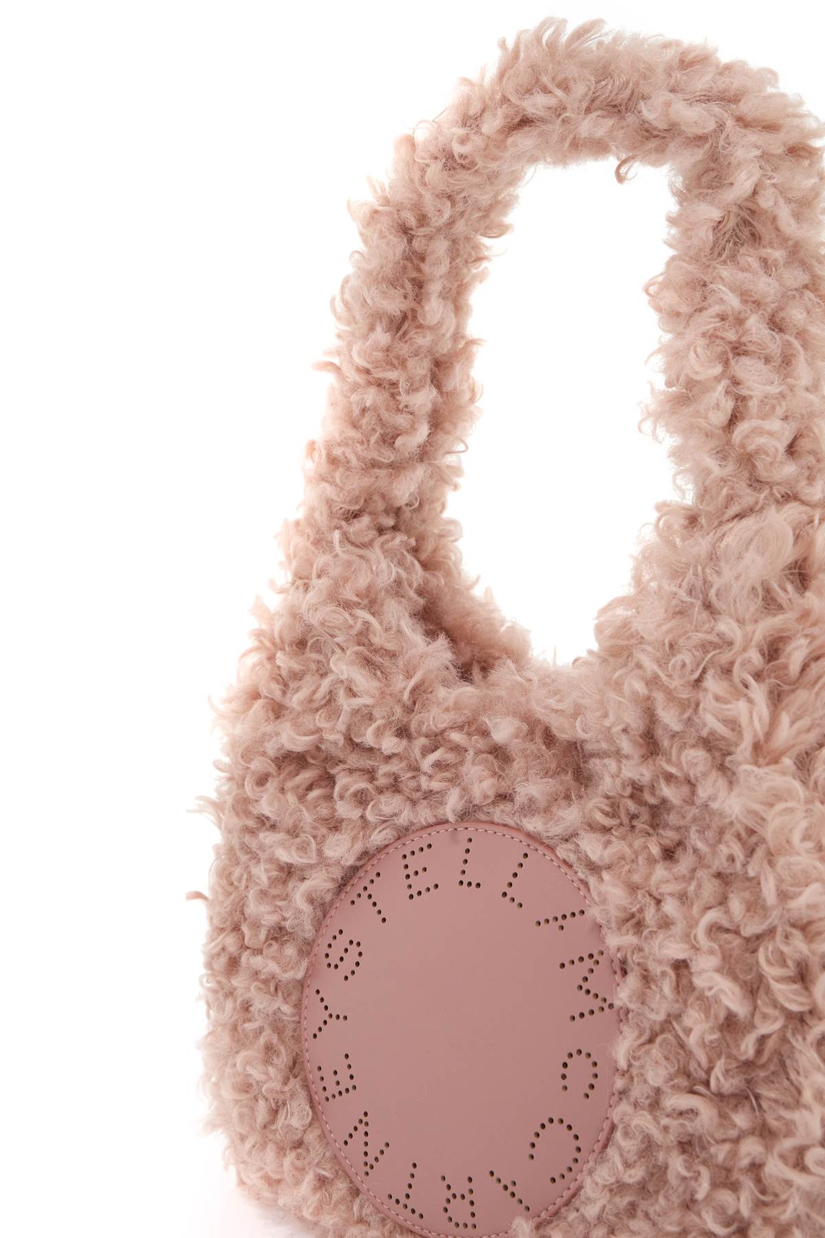 Stella Mccartney Small Soft Teddy Hobo Tote Bag. Women