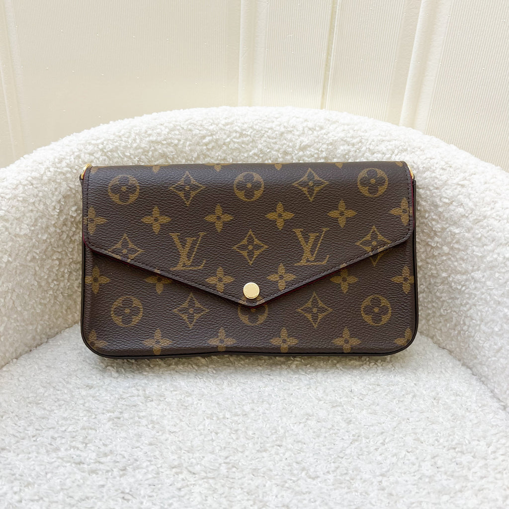 LV Felicie Pochette in Monogram Canvas and GHW