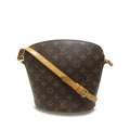 Brown Louis Vuitton Monogram Drouot Crossbody Bag