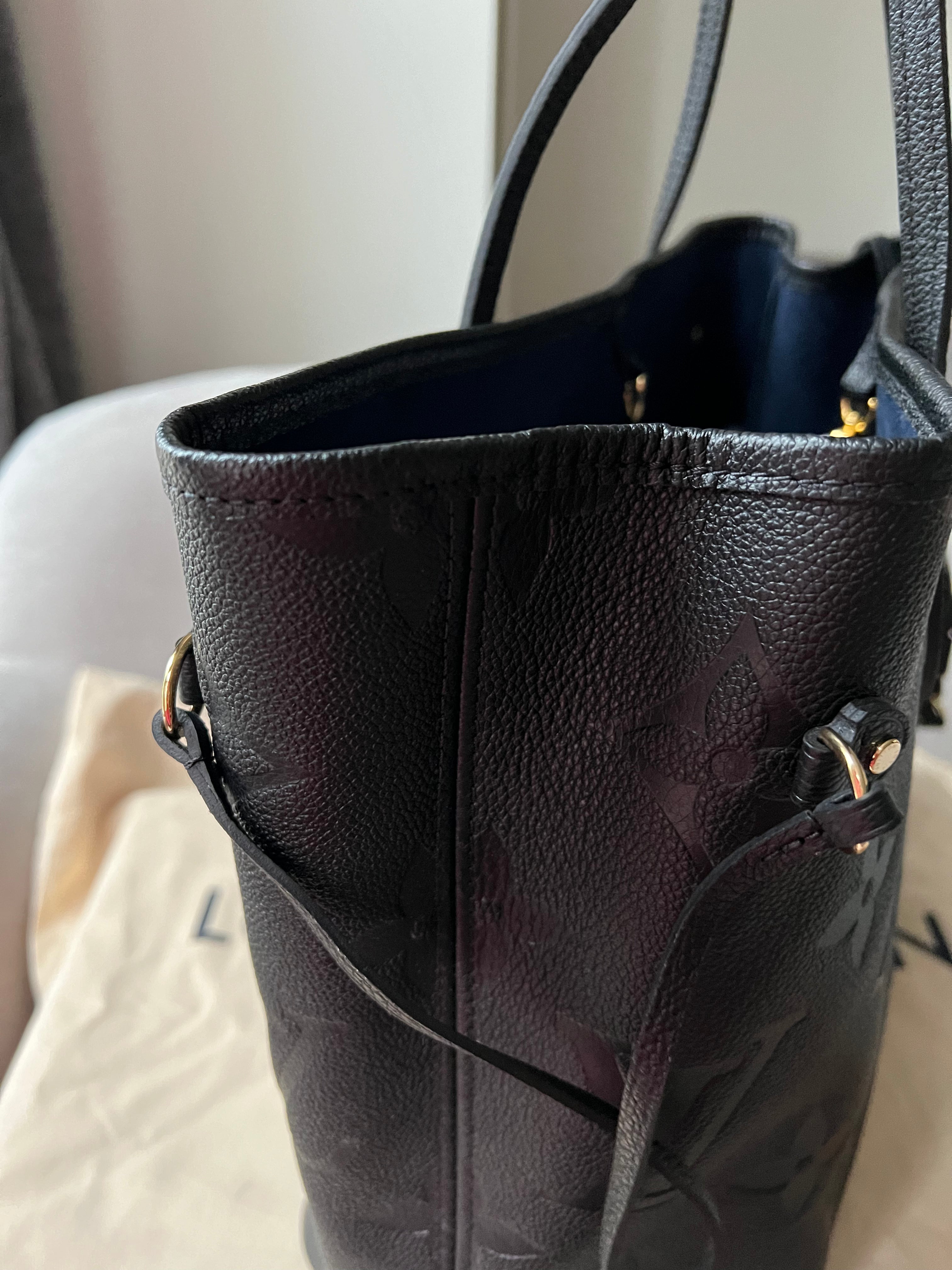 Louis Vuitton Neverfull MM Black Empreinte (RRP £1,940)