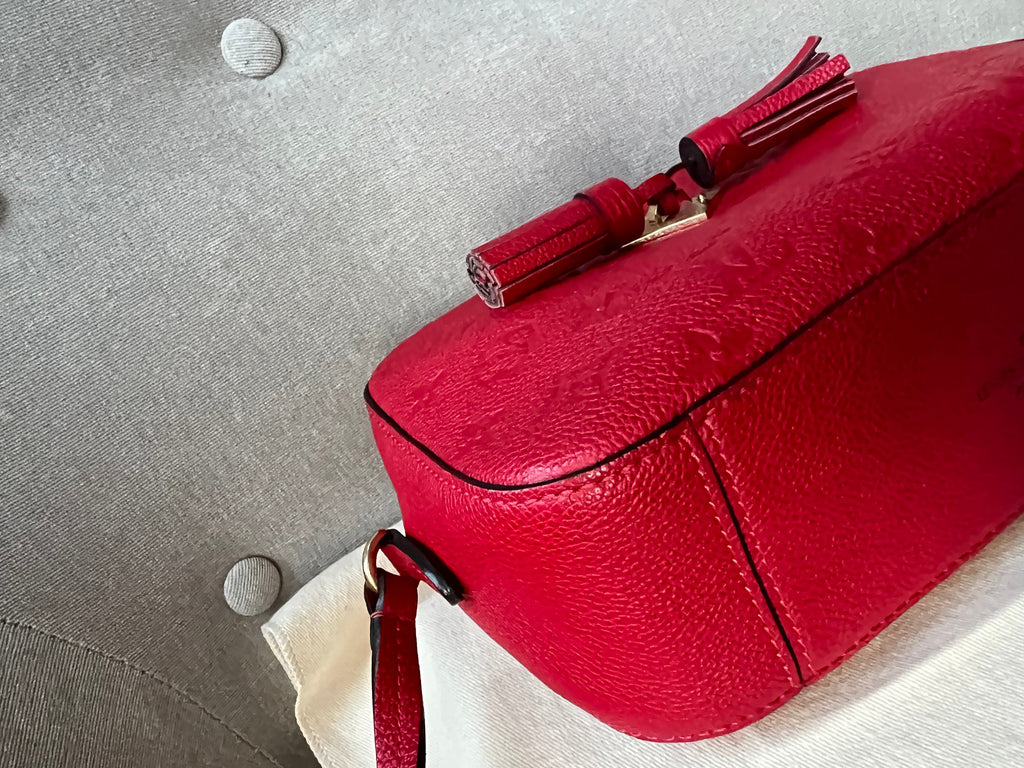 Louis Vuitton Saintonge Red Empreinte (RRP £1520)
