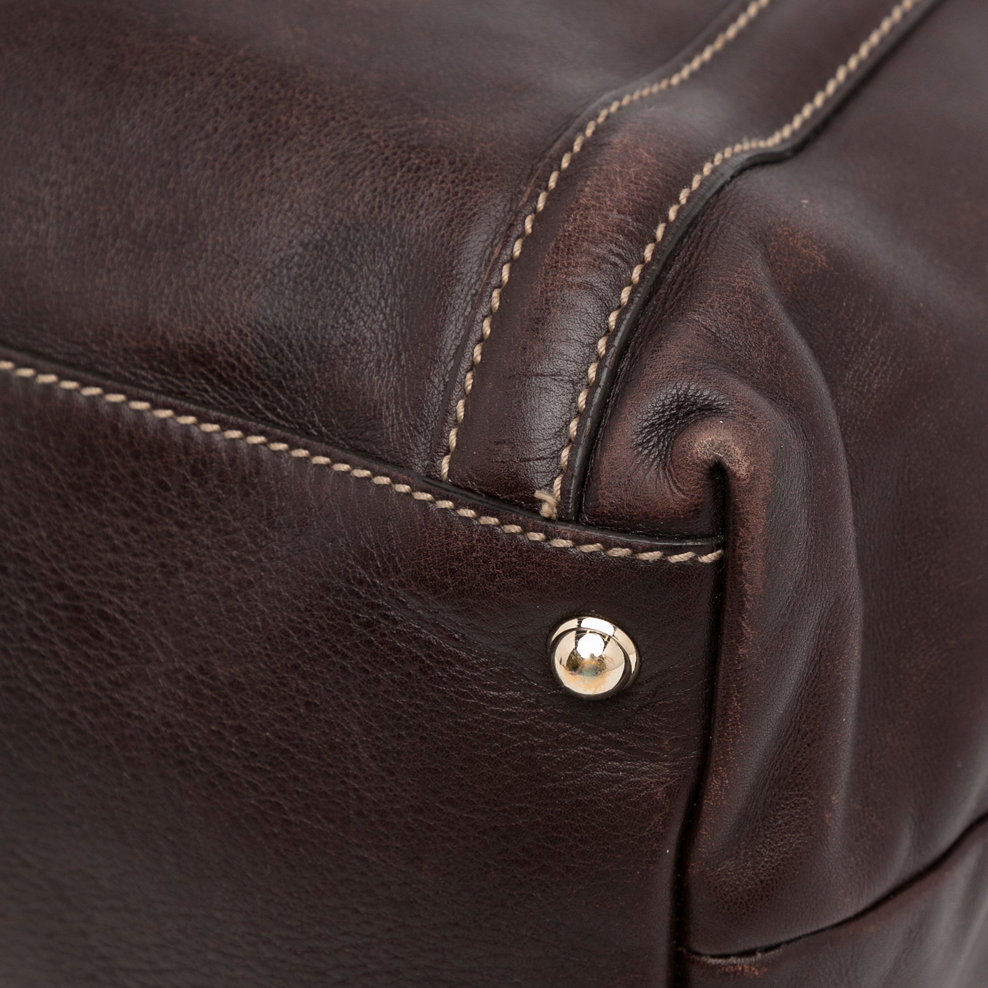 Brown Gucci Dialux Britt Tote