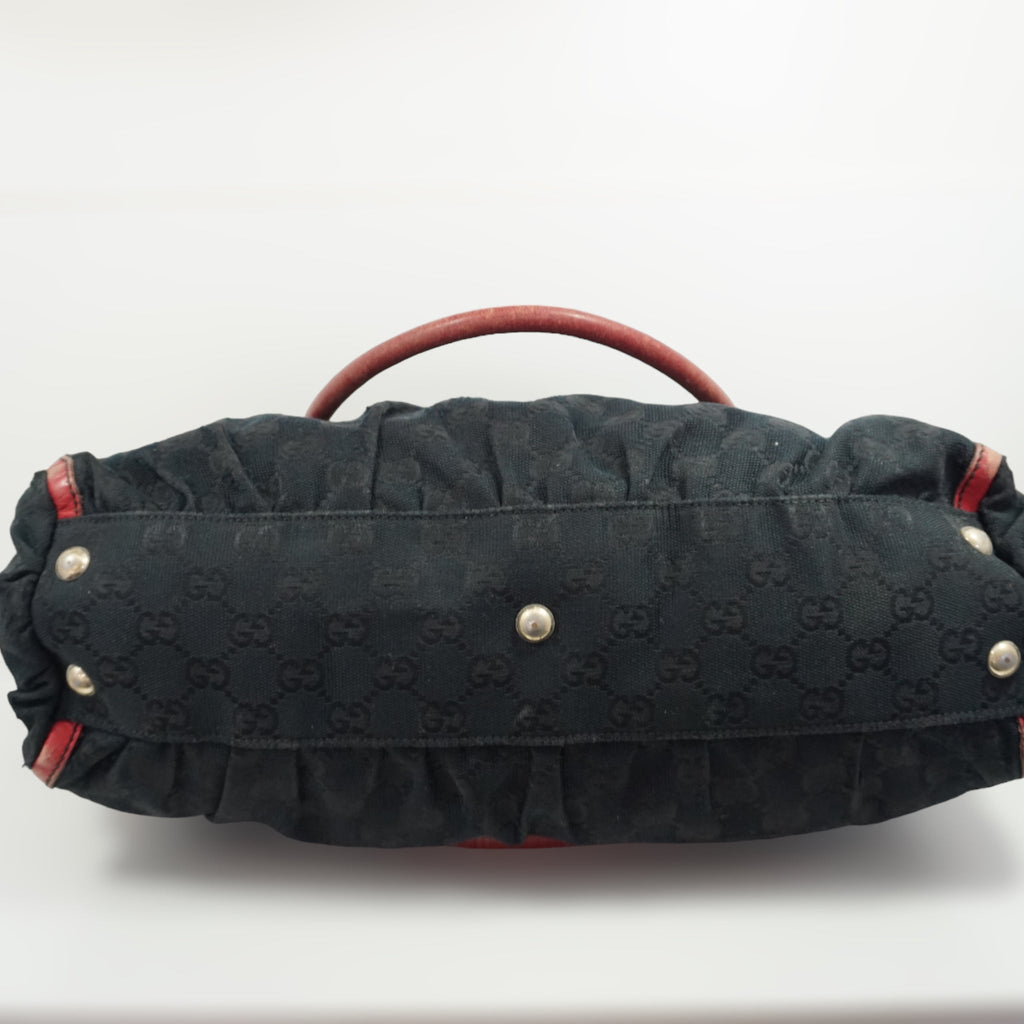 Gucci Sort og RÃƒÆ’Ã‚Â¸d Skuldertaske