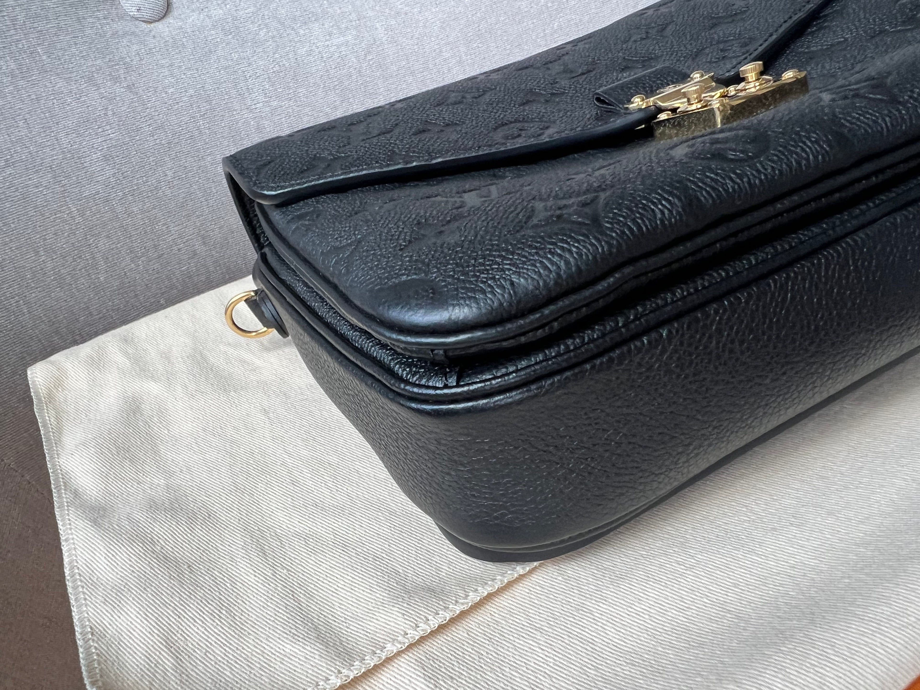 Louis Vuitton Pochette Metis Black Empreinte (RRP £2,110)