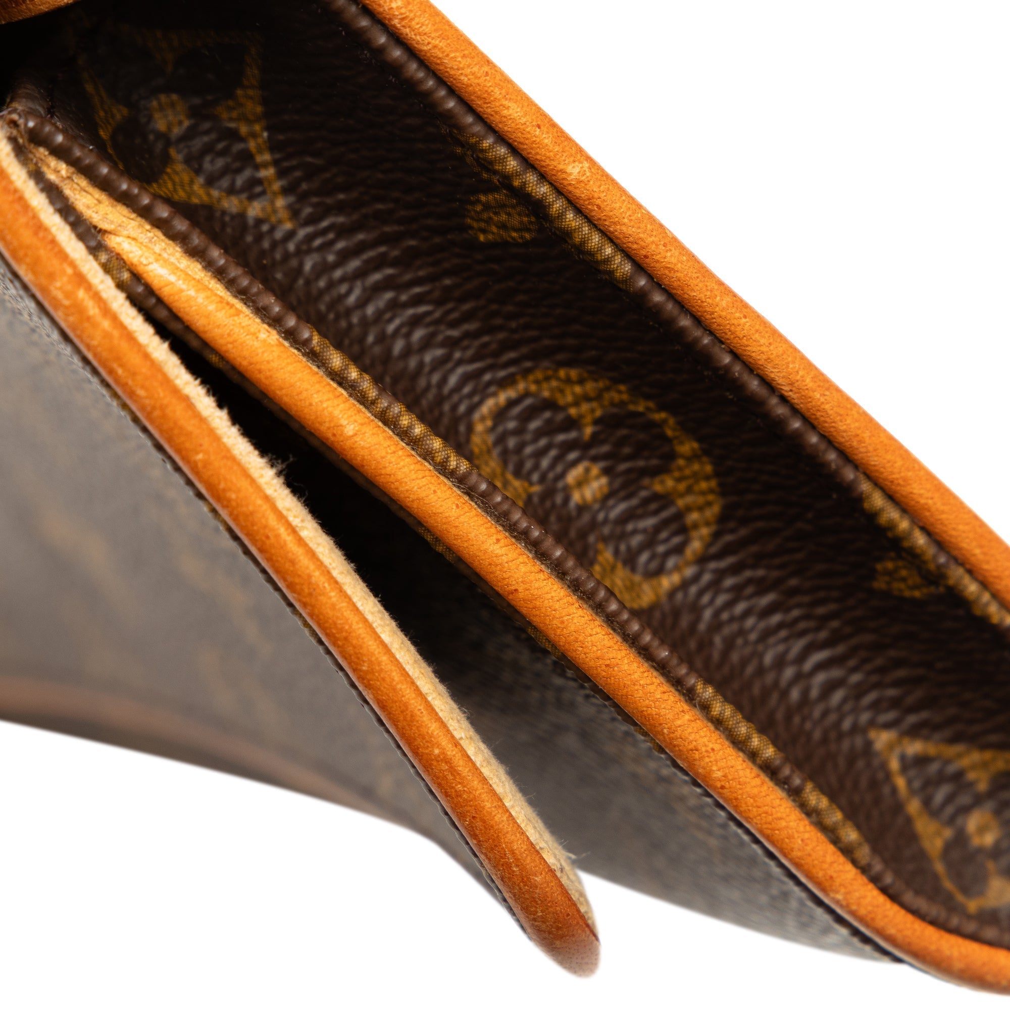 Brown Louis Vuitton Monogram Pochette Twin GM Crossbody Bag