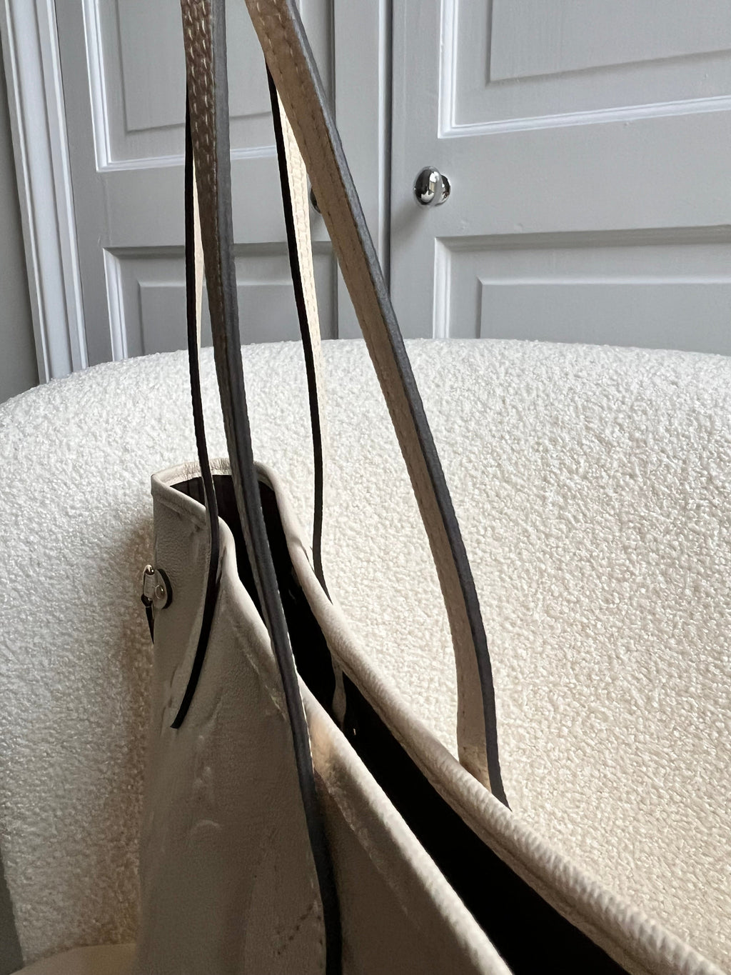 Louis Vuitton Neverfull MM Creme Empreinte (RRP £1,940)