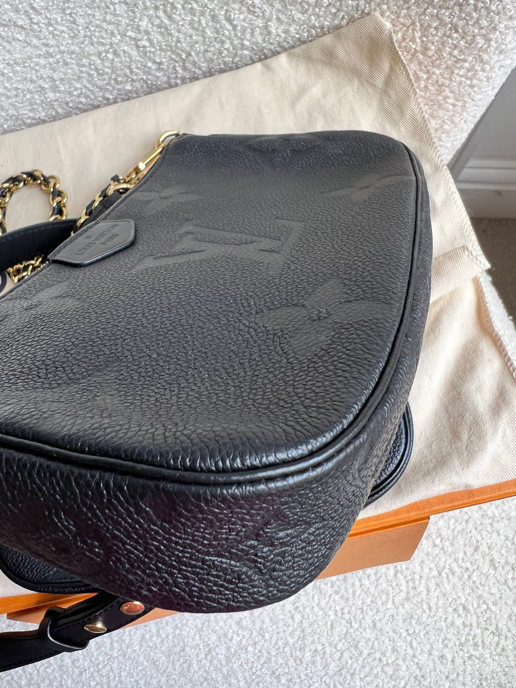Louis Vuitton Multi Pochette Accessoires Black Empreinte (RRP £2140)