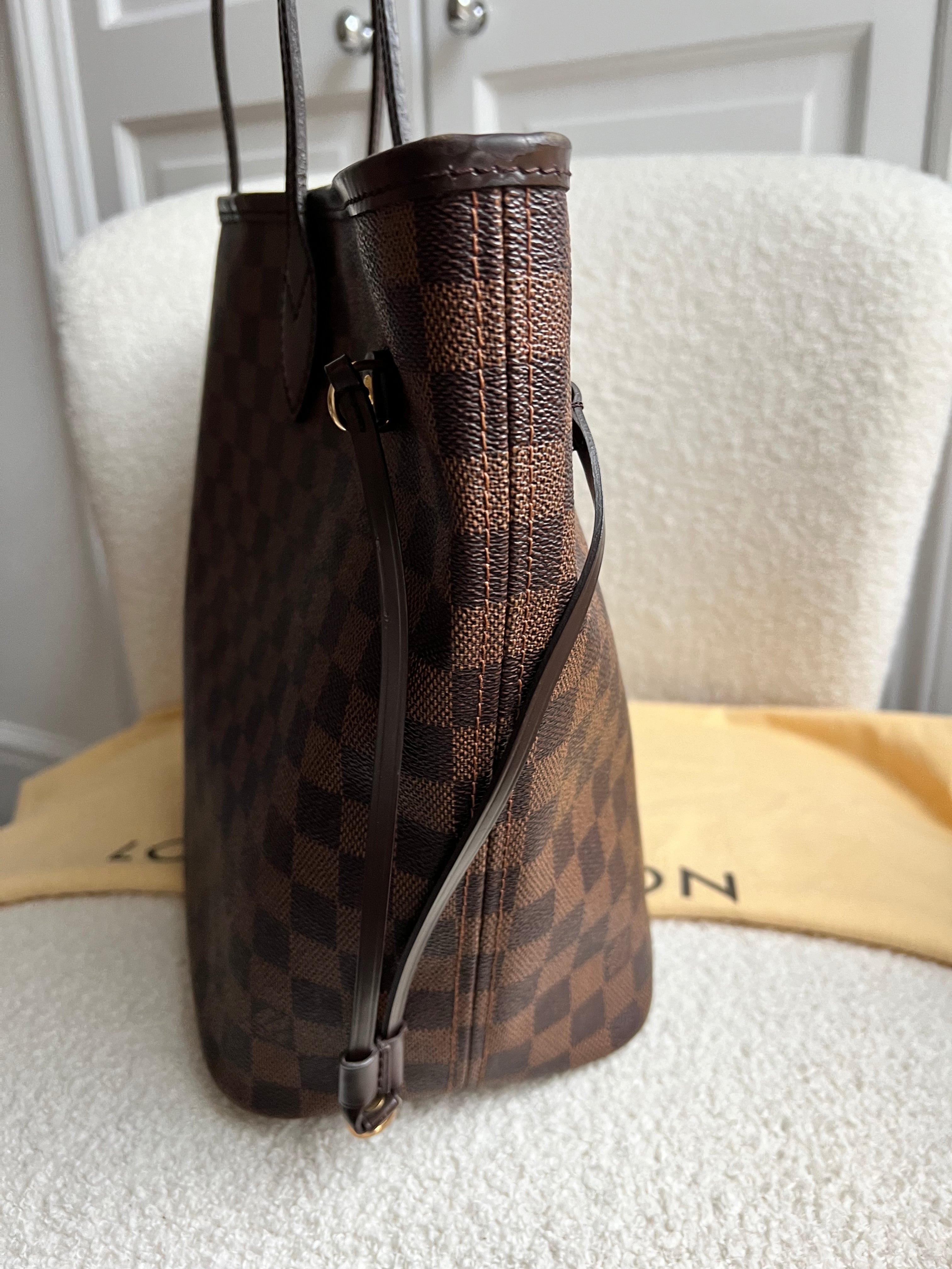 Louis Vuitton Neverfull MM Damier Ebene Cherry Interior (RRP £1,410)