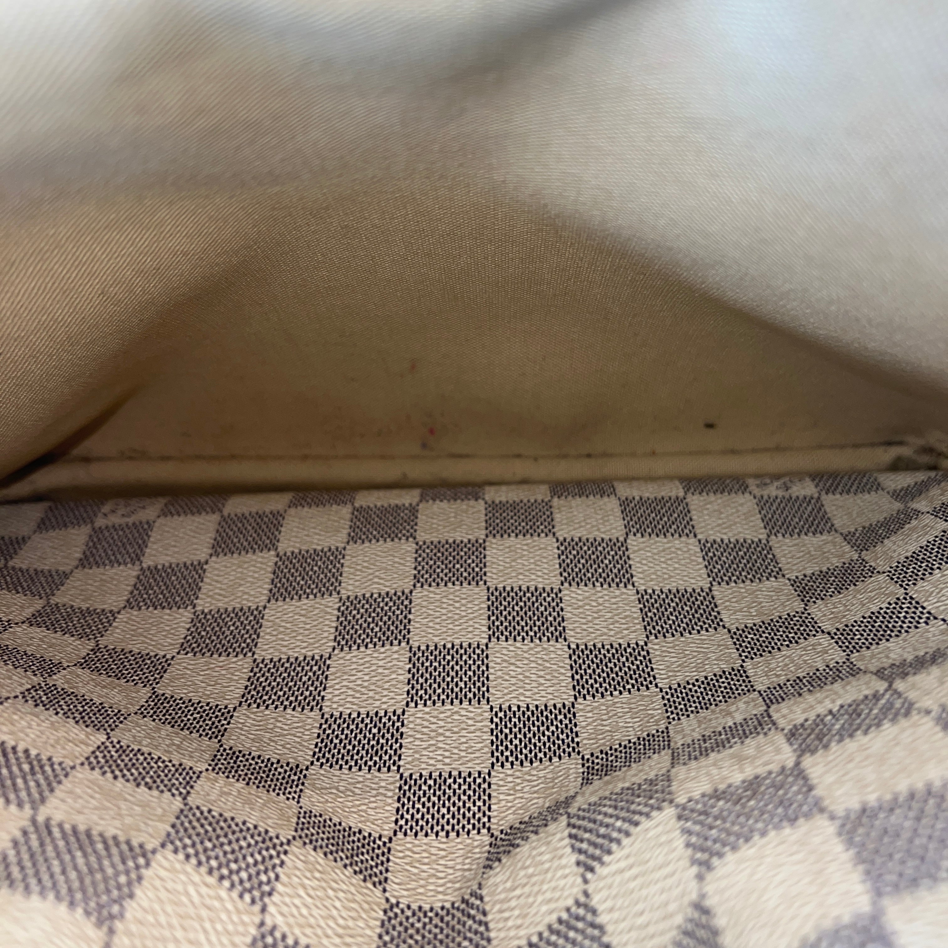 LOUIS VUITTON Damier Azur Naviglio Shoulder Bag