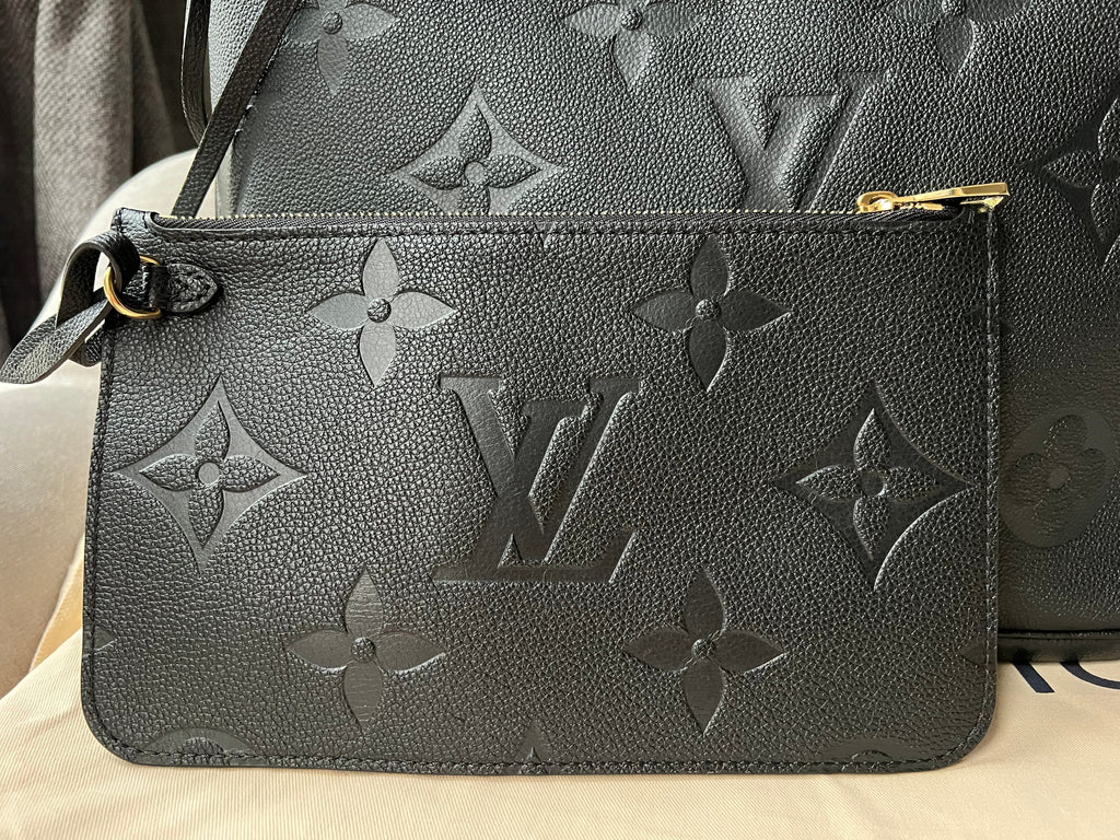Louis Vuitton Neverfull MM Black Empreinte (RRP £1,940)