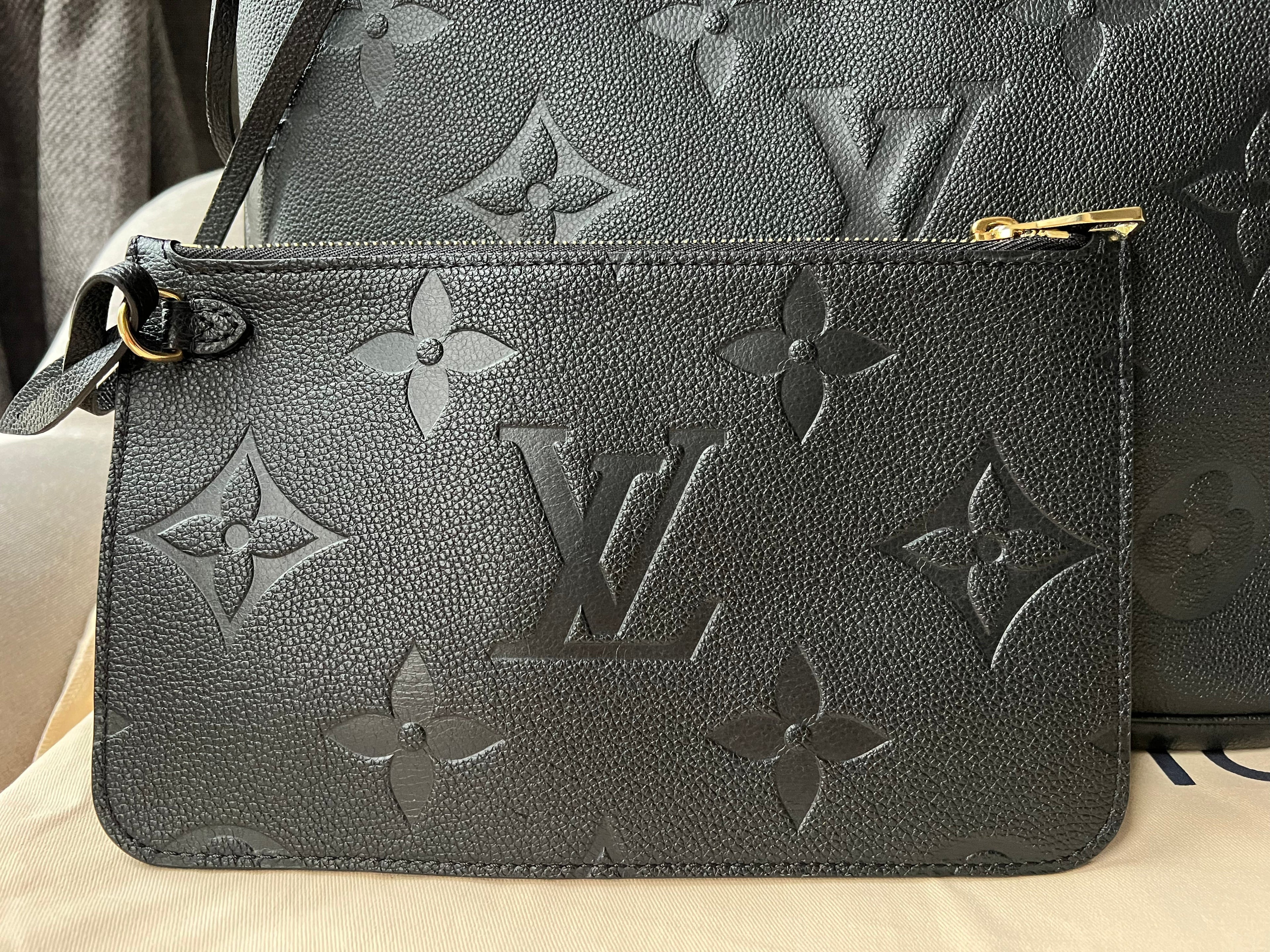 Louis Vuitton Neverfull MM Black Empreinte (RRP £1,940)