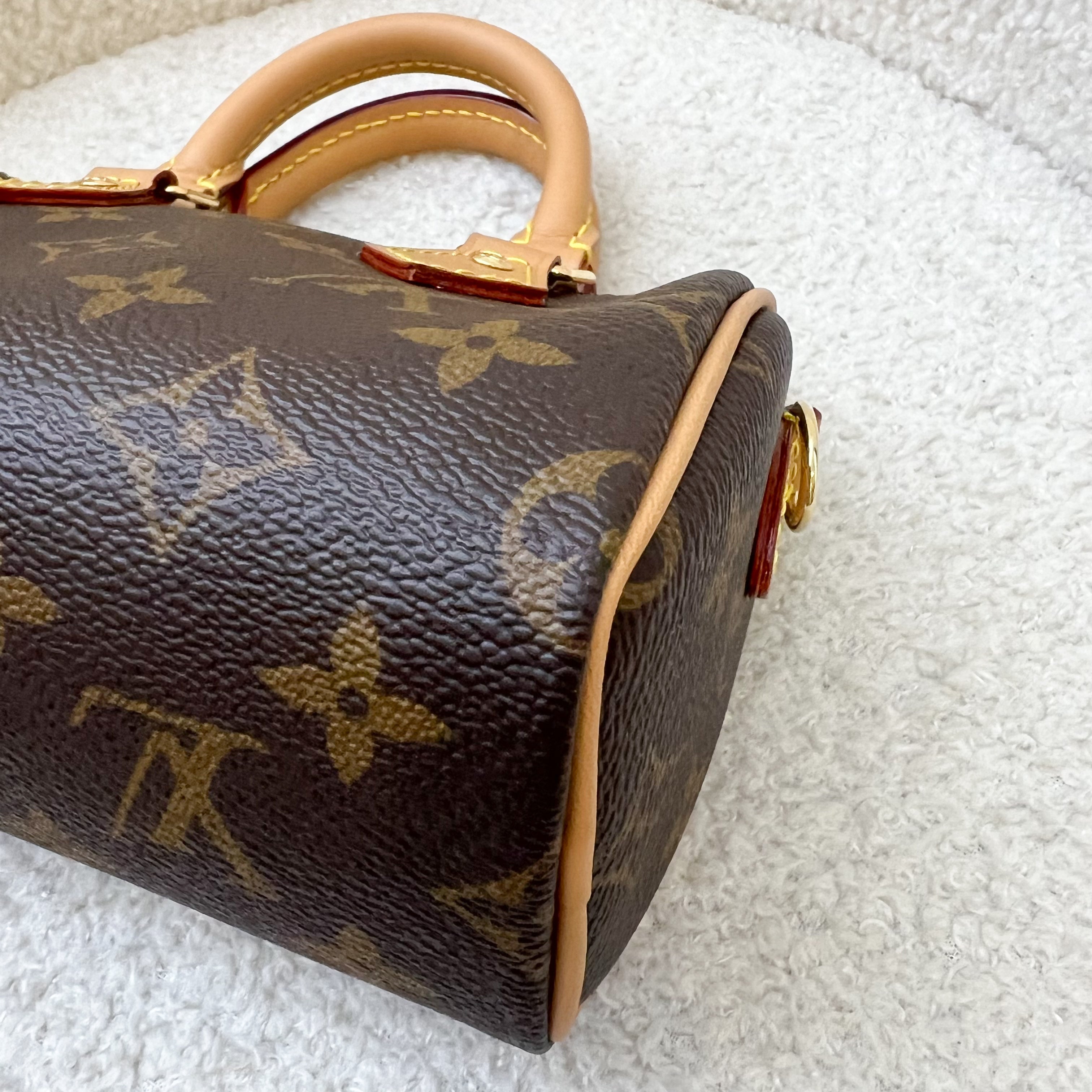 LV Nano Speedy in Monogram Canvas and GHW
