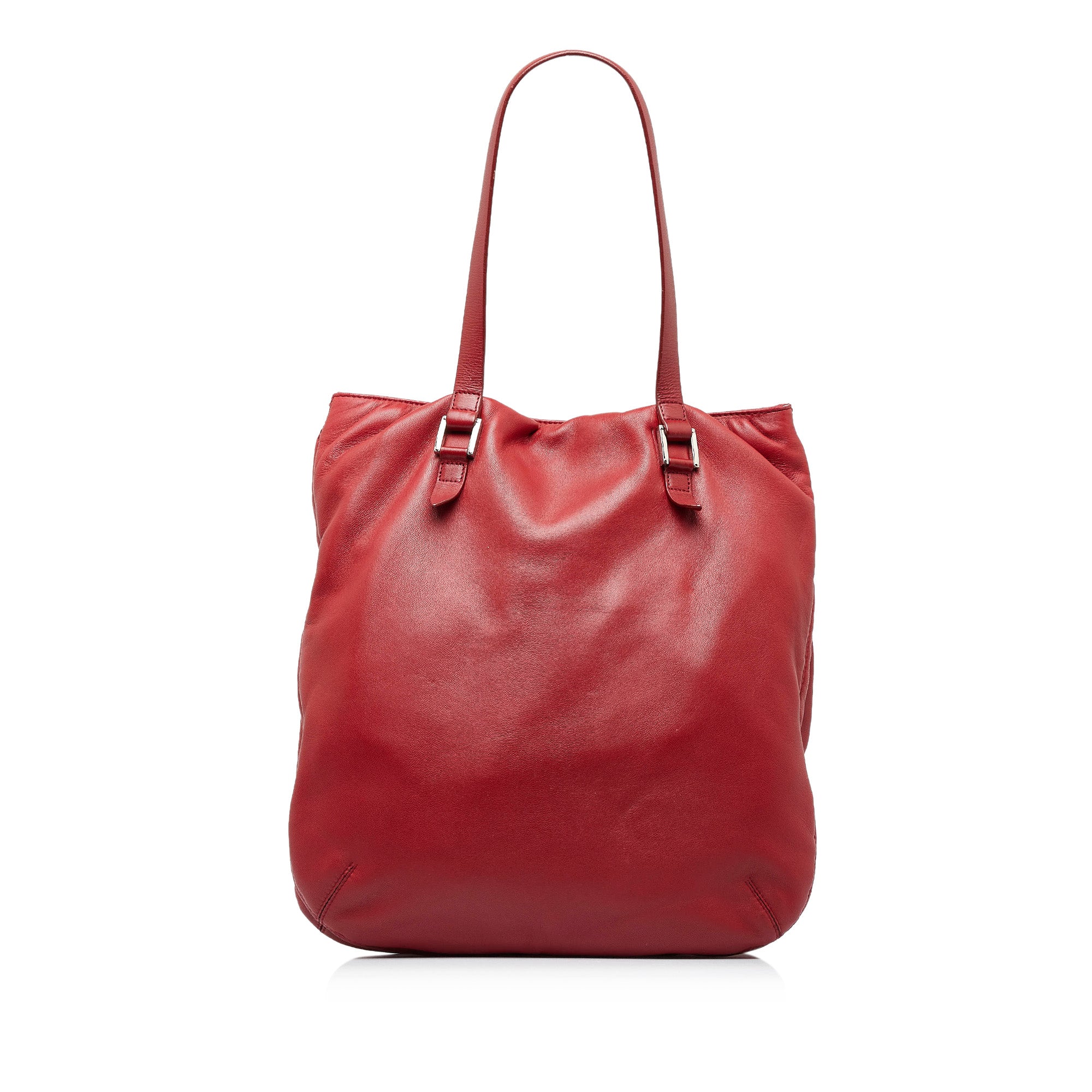 Red Loewe Anagram Tote Bag
