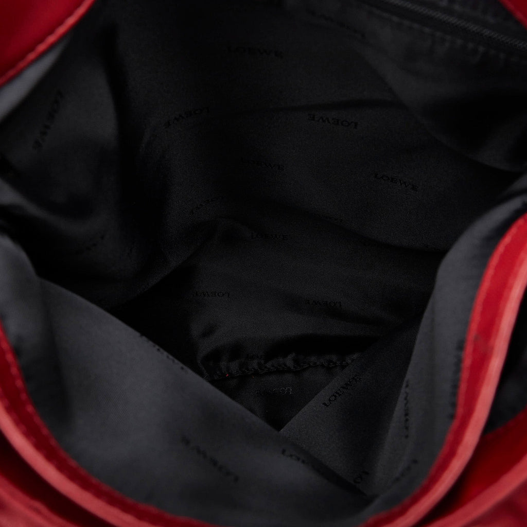Red Loewe Anagram Tote Bag