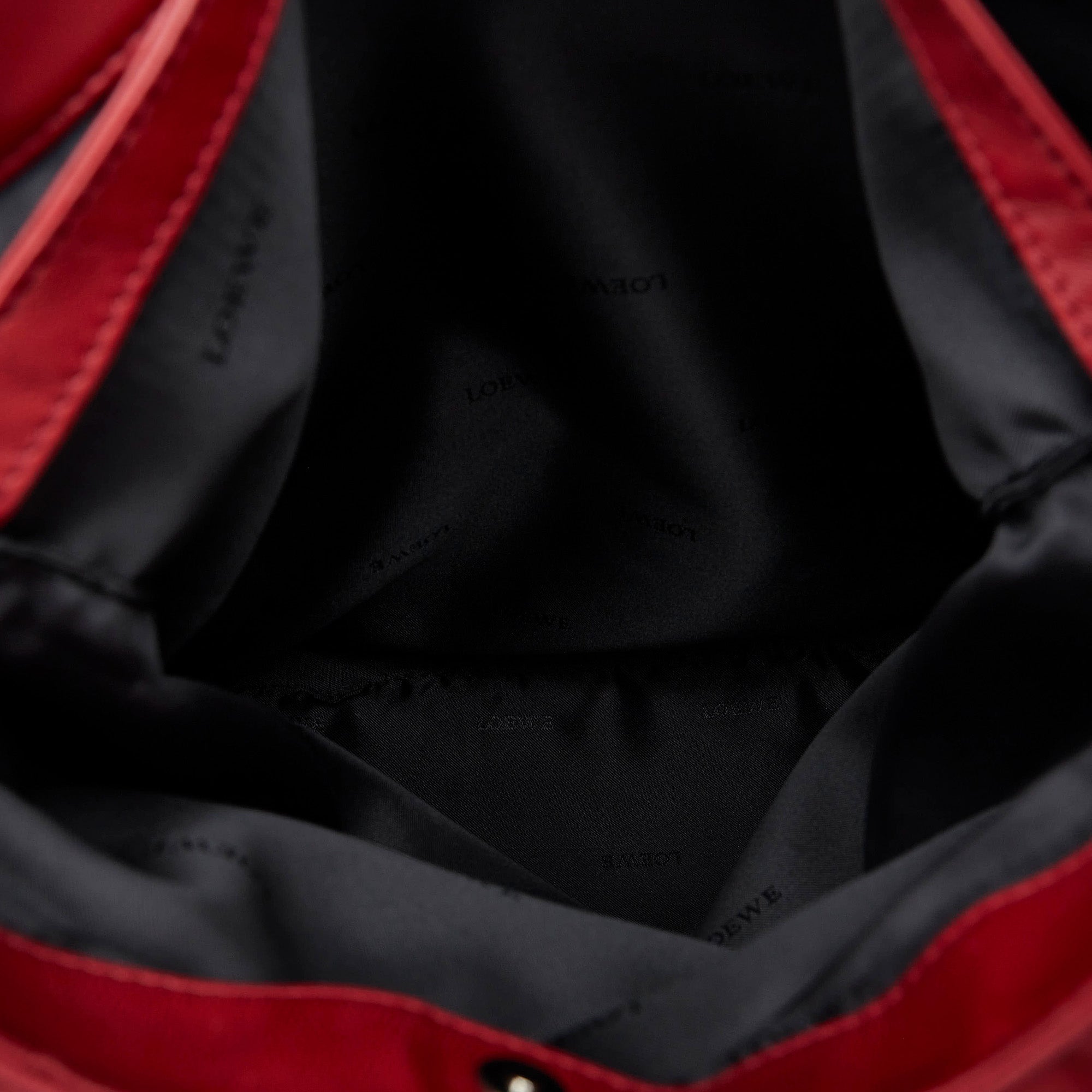 Red Loewe Anagram Tote Bag