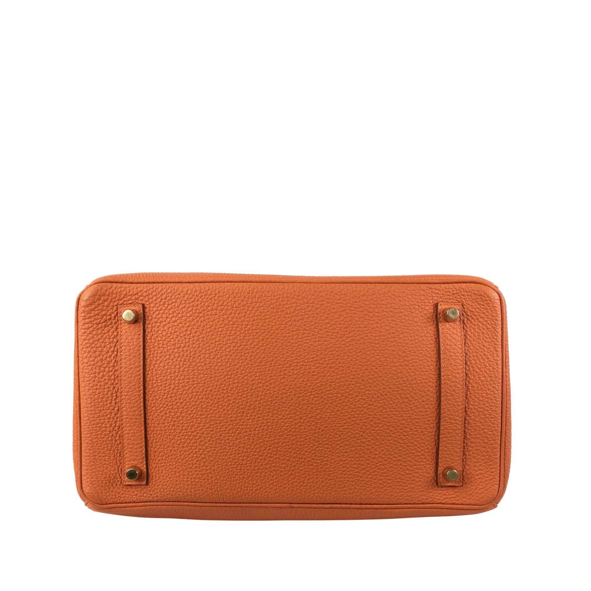 HermÃƒÆ’Ã‚Â¨s Birkin 35 Orange Retourne Togo Palladium