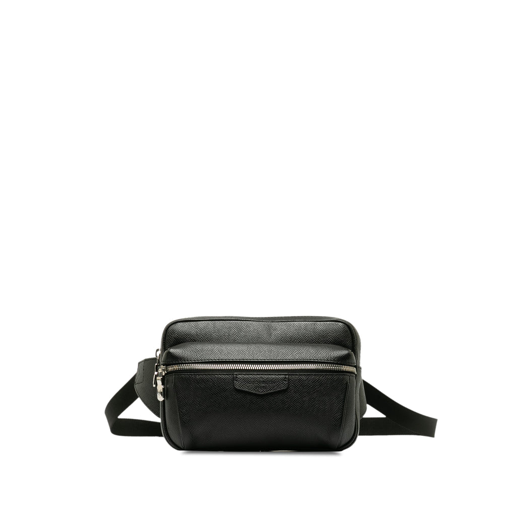 Black Louis Vuitton Taiga Outdoor Bumbag Belt Bag