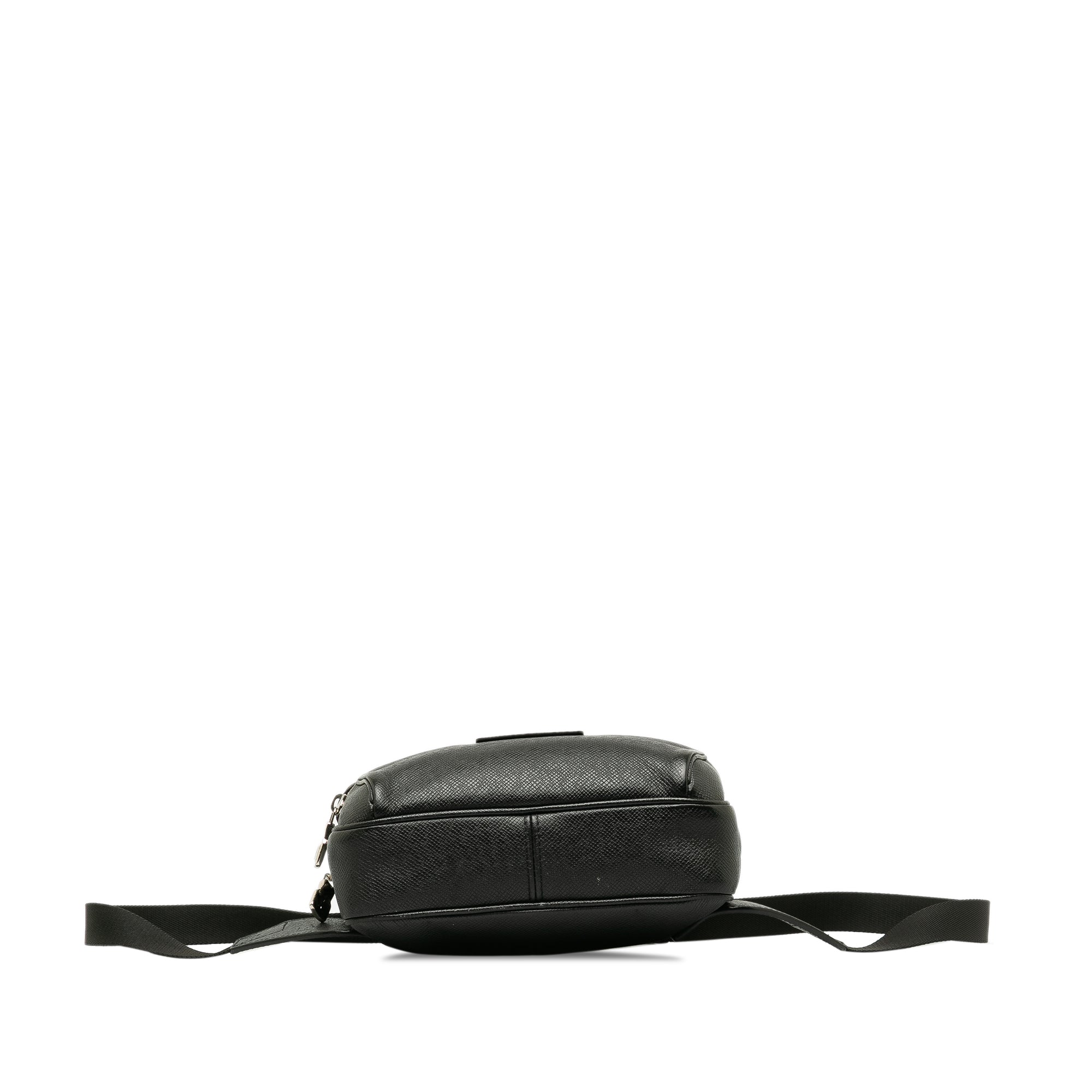 Black Louis Vuitton Taiga Outdoor Bumbag Belt Bag