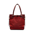 Red Gucci GG Canvas Belt Tote Bag