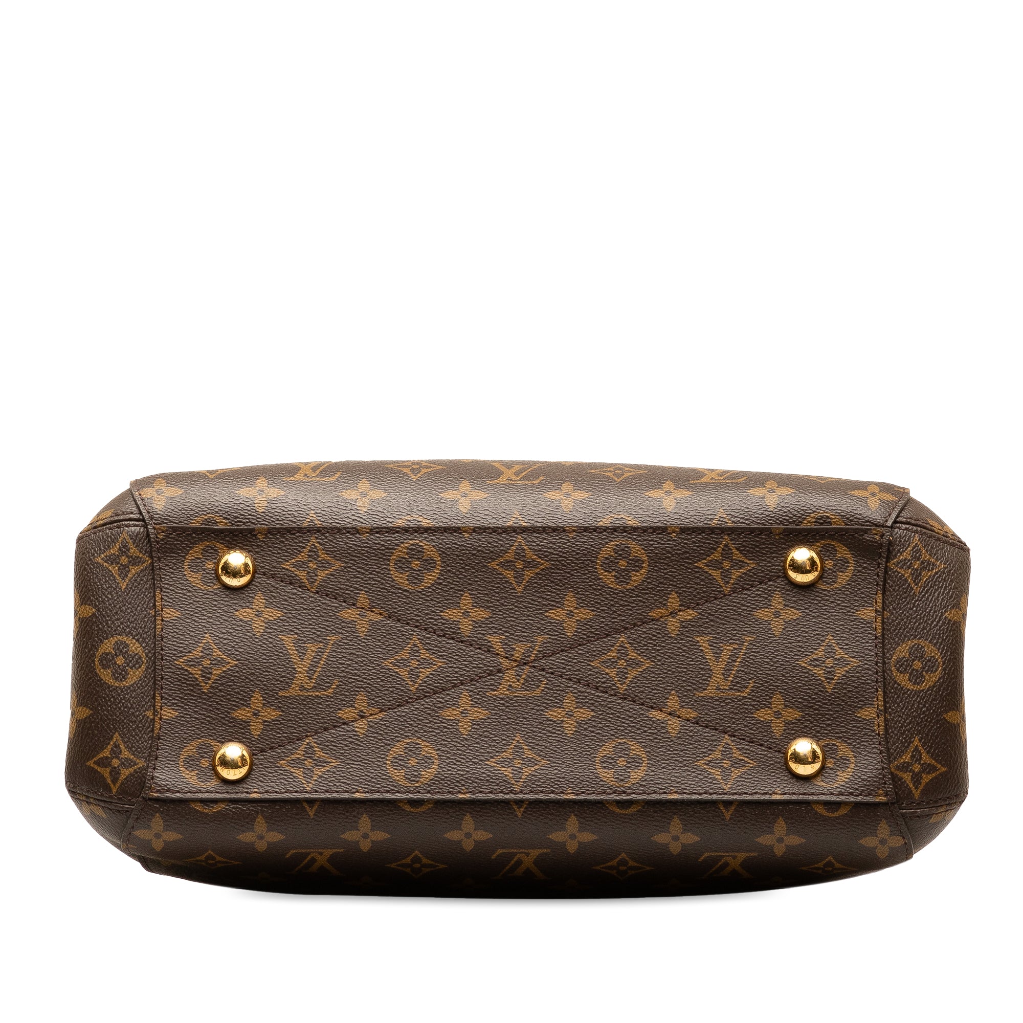 Brown Louis Vuitton Monogram Montaigne MM Satchel