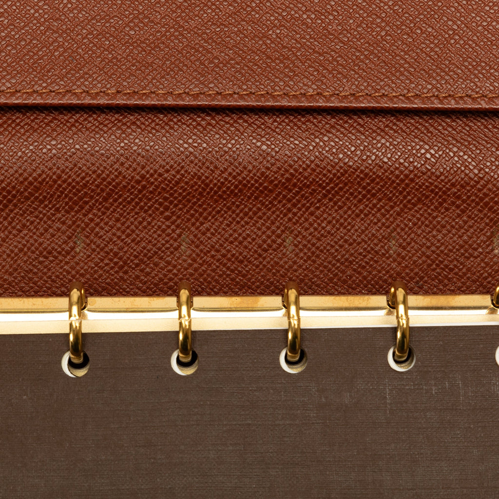 Brown Louis Vuitton Monogram Agenda PM