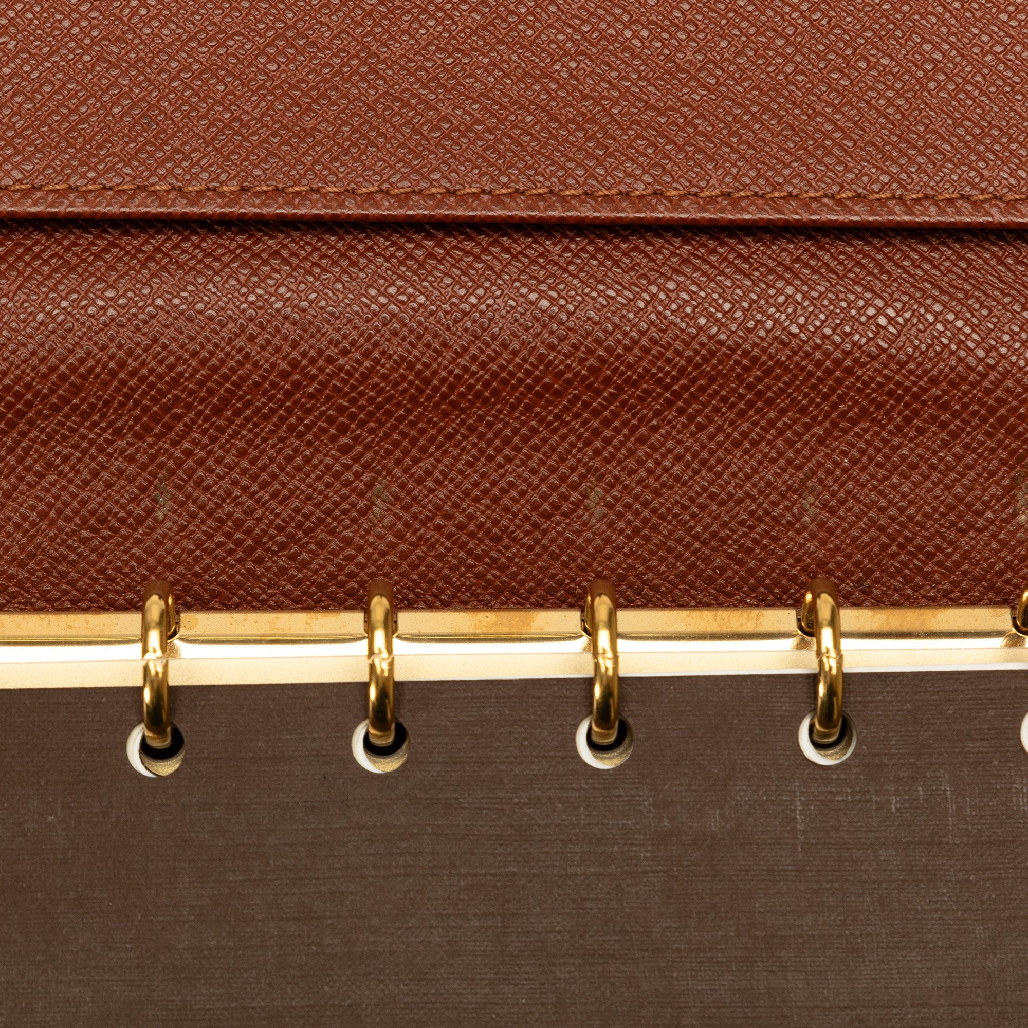 Brown Louis Vuitton Monogram Agenda PM
