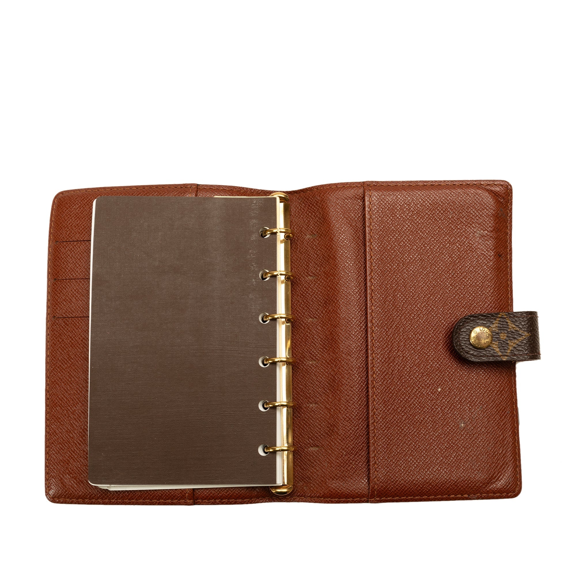 Brown Louis Vuitton Monogram Agenda PM