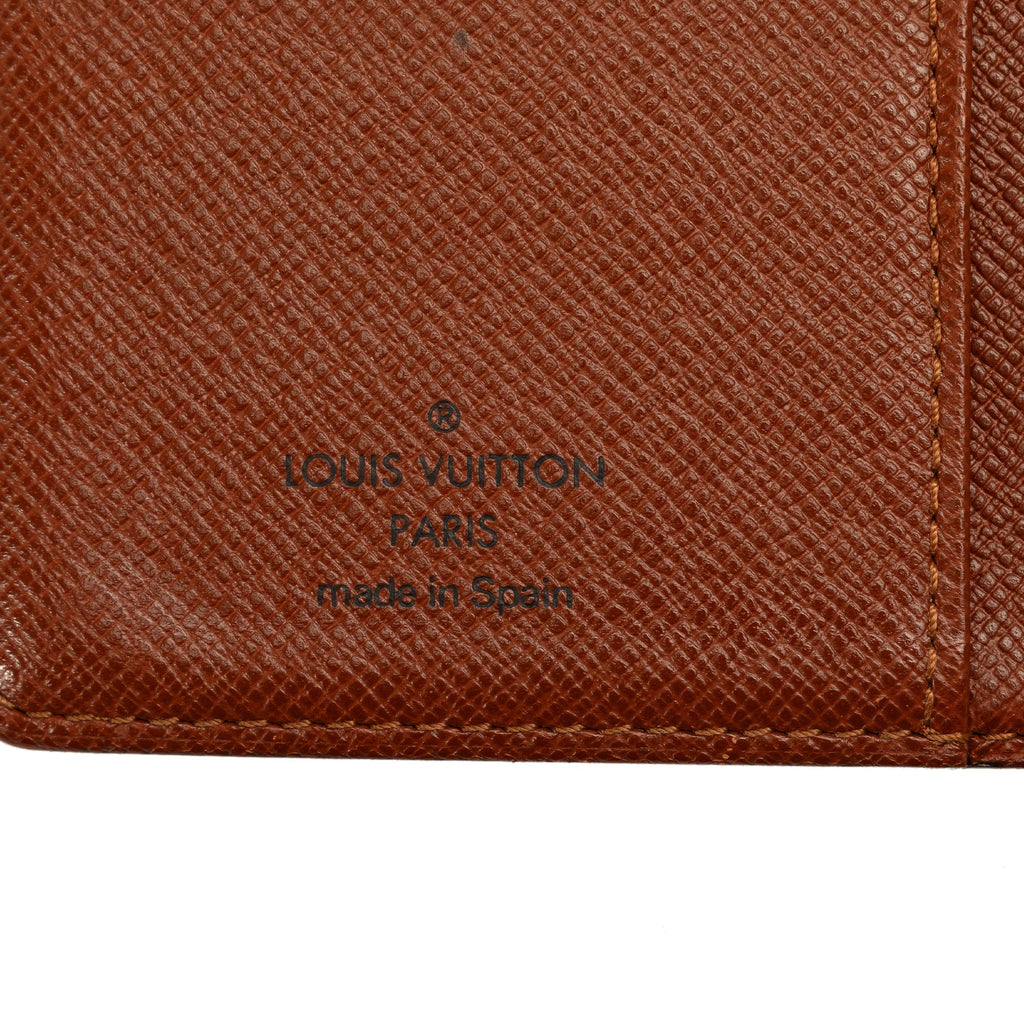 Brown Louis Vuitton Monogram Agenda PM
