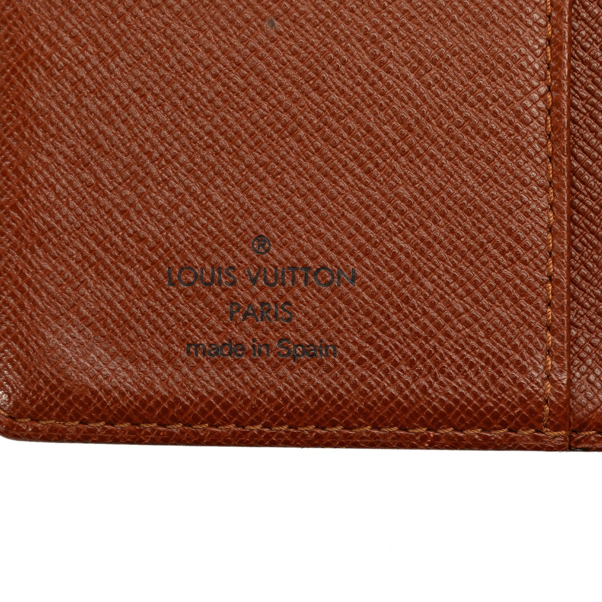 Brown Louis Vuitton Monogram Agenda PM